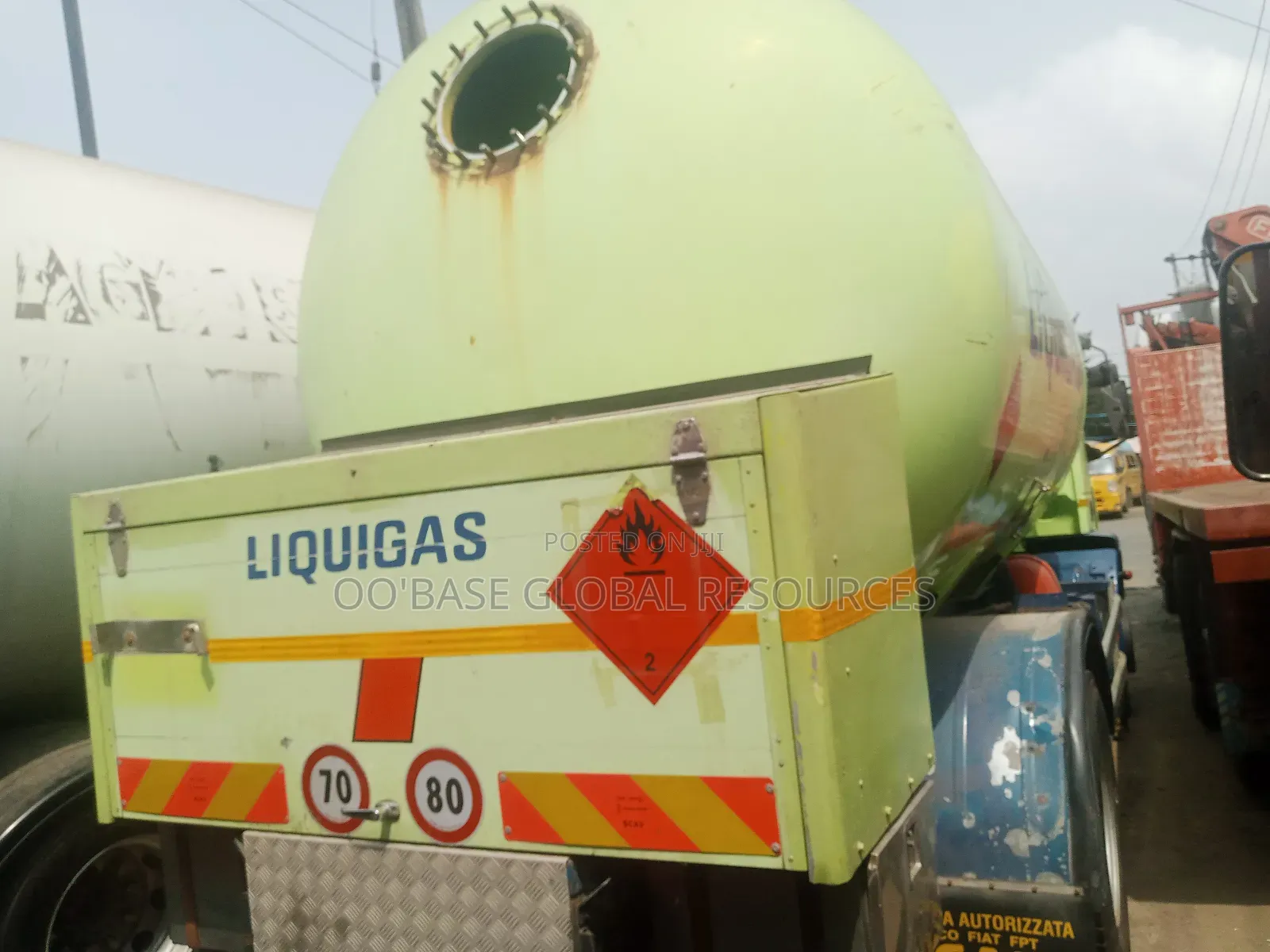 Foreign Used 8.5tons Iveco Gas Truck