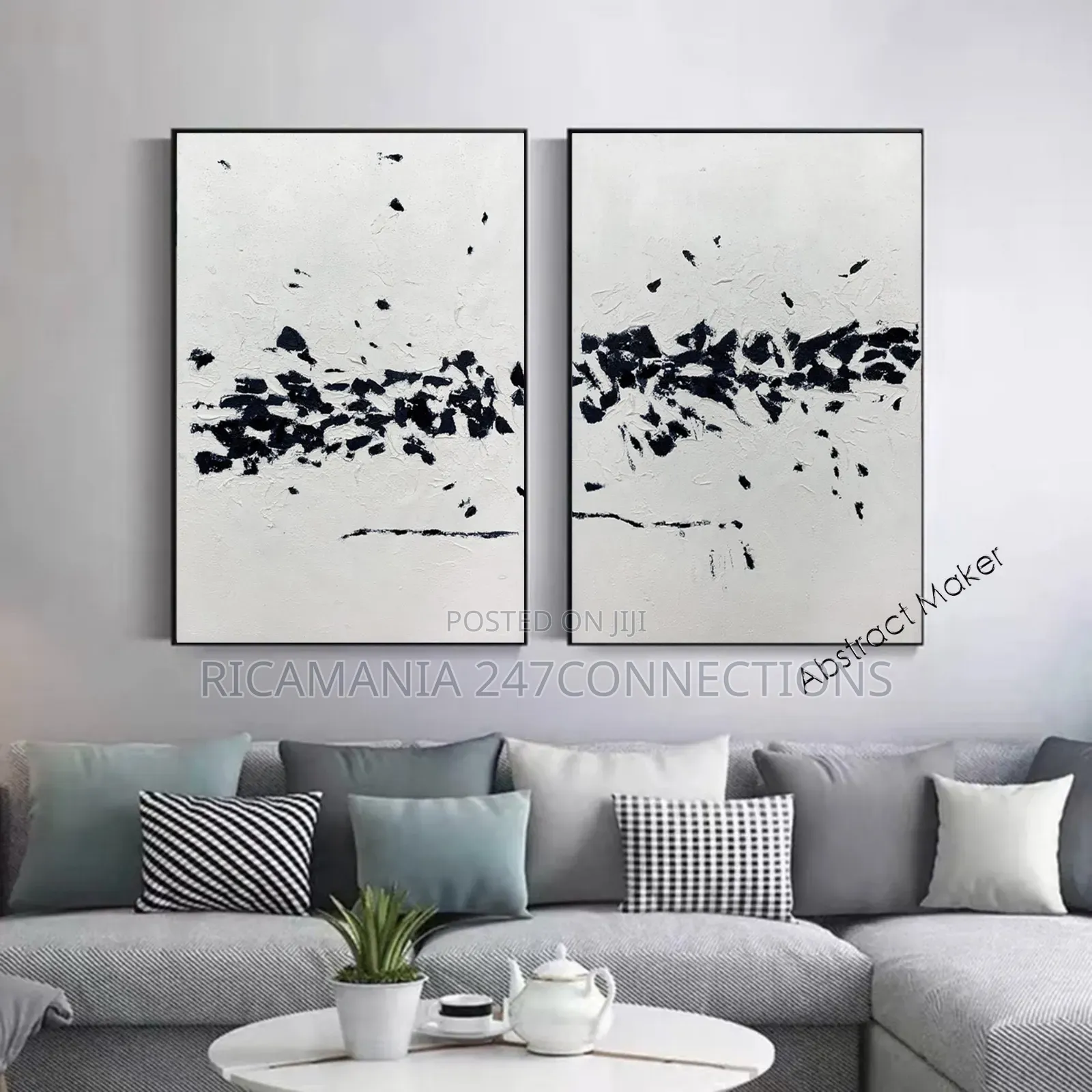 2in1 Abstract Canvas Frames