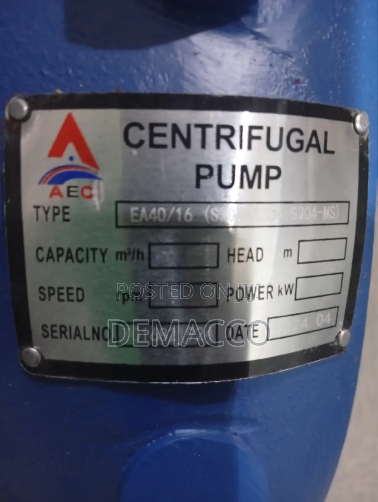 Complete Hot Oil Stainless Pump
