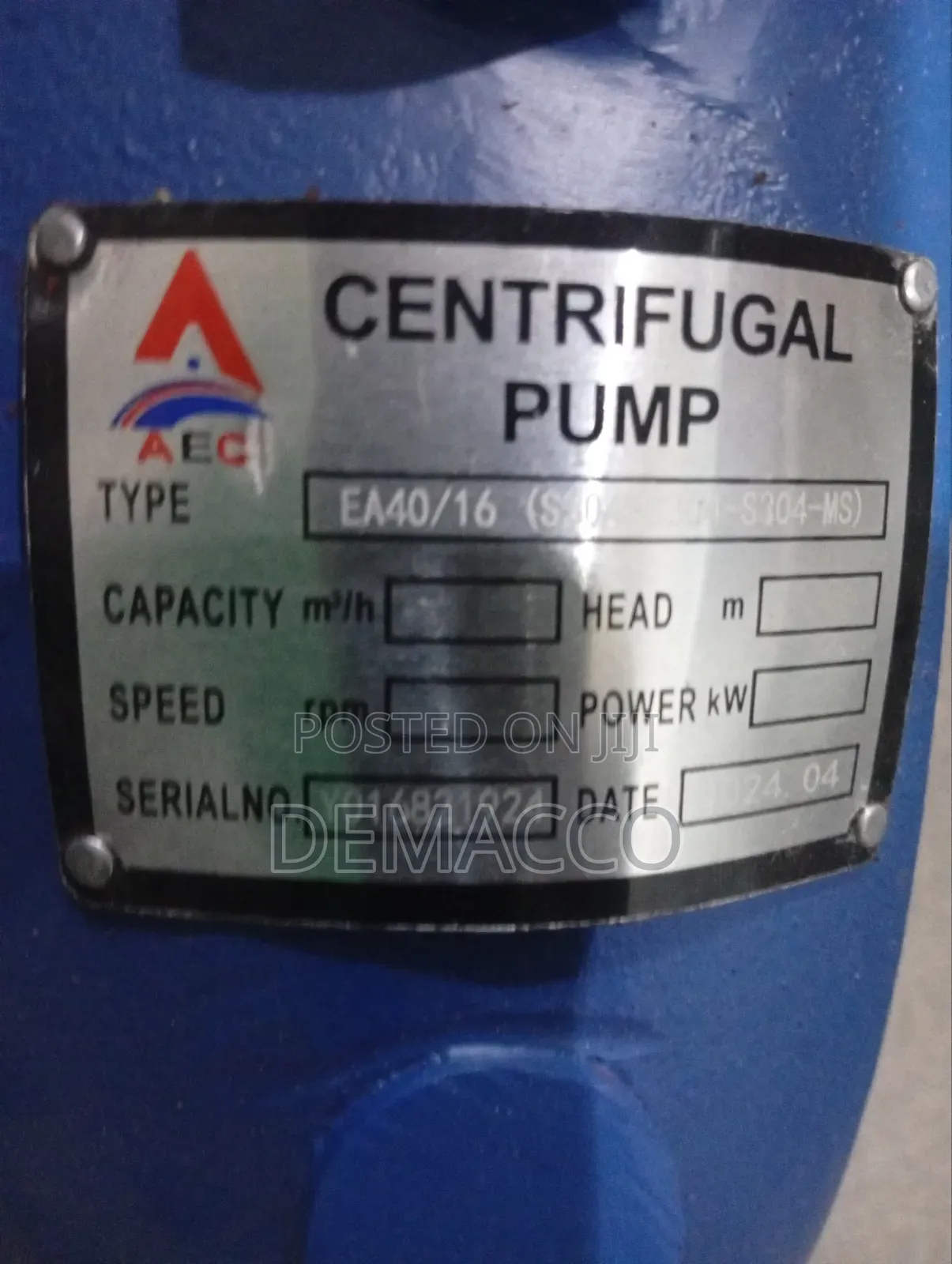 Complete Hot Oil Stainless Pump
