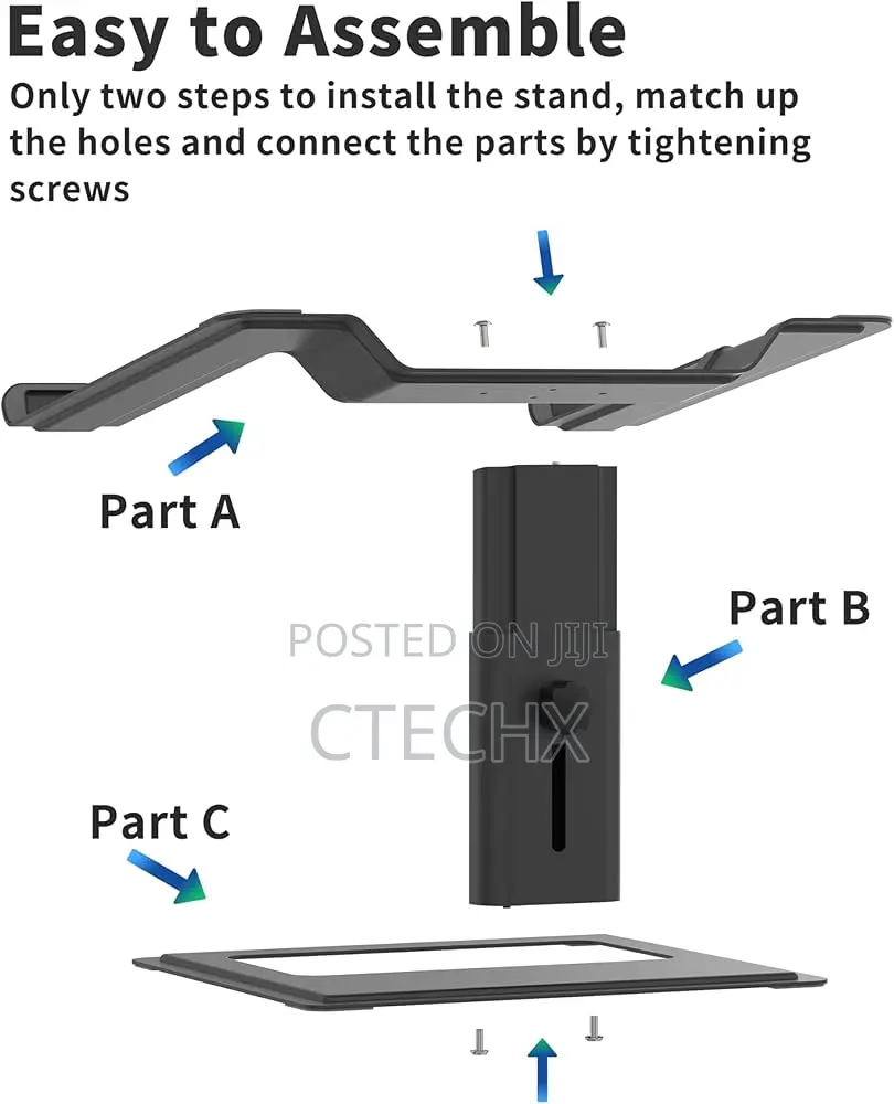 Soundance Adjustable Laptop Stand for Desk, Computer Stand