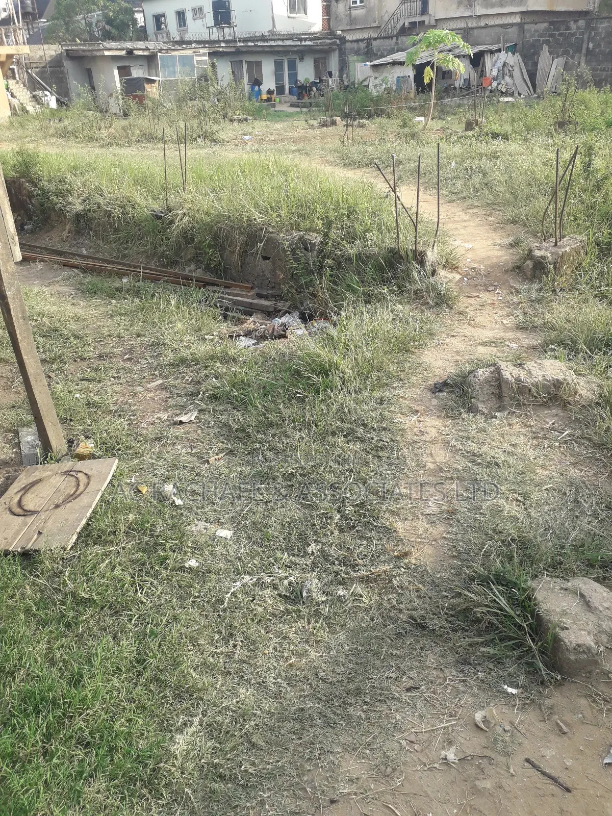 For Sale: Full Plot of Land Facing Ago Palace Way.