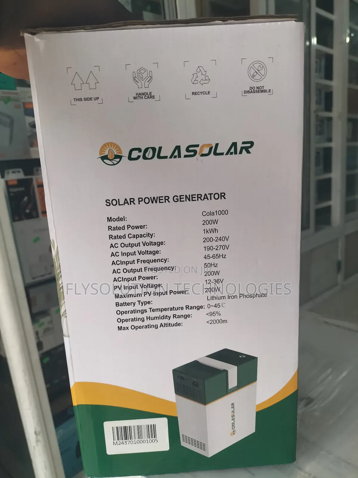 Colar 1000 Solar Generator With Lithium Battery Lifepo4