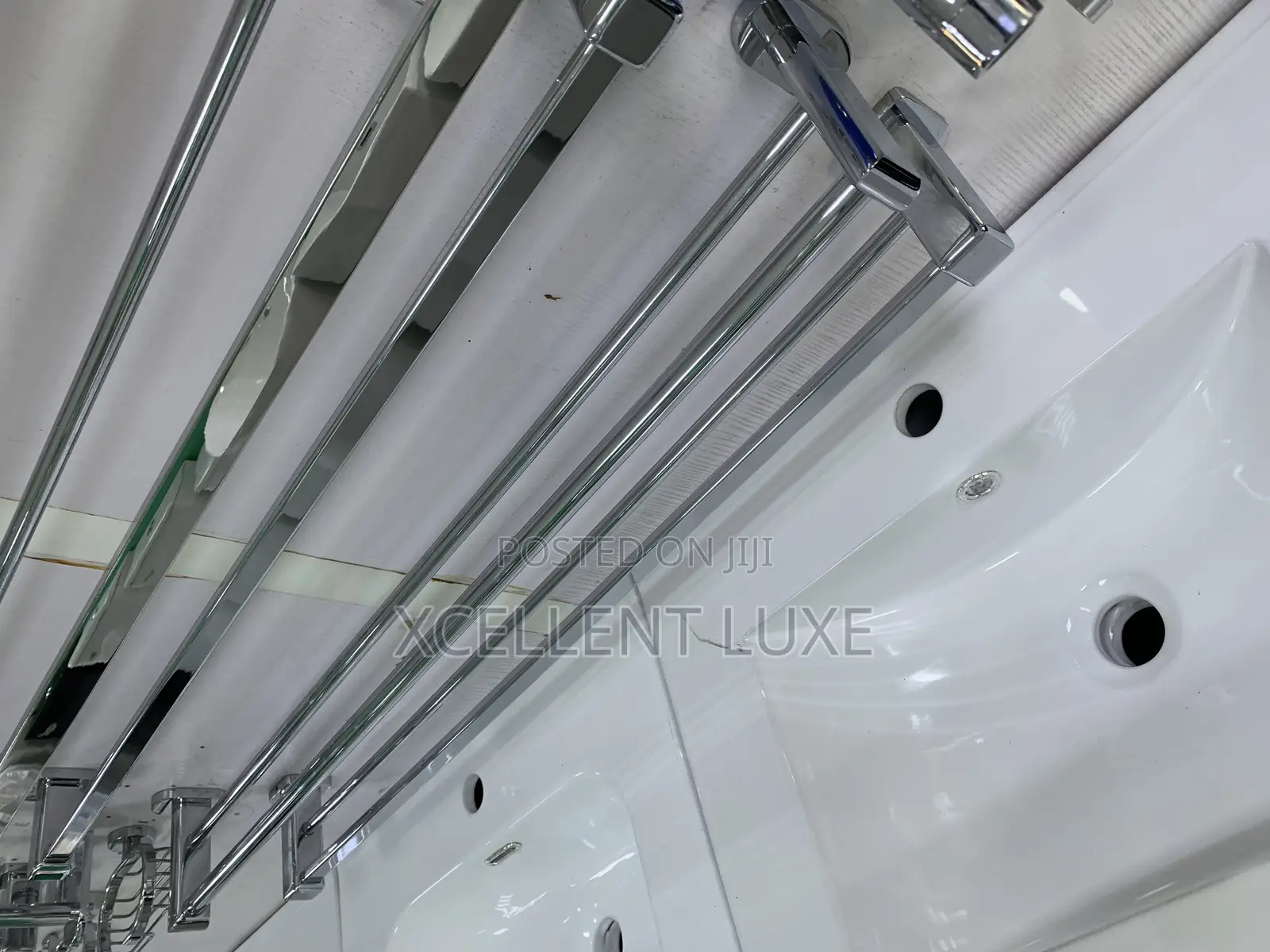 90cm 2in1 Heavy Gauge Towel Rack
