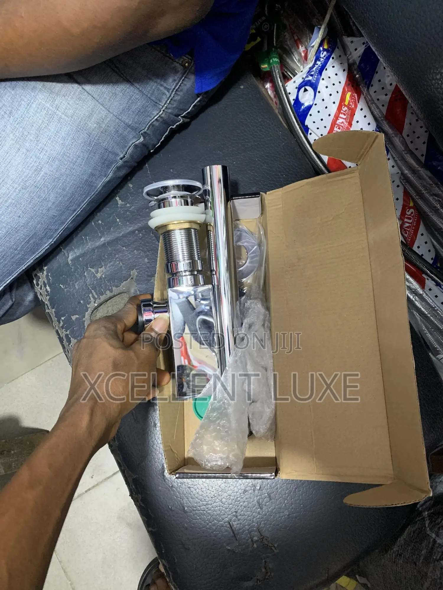 Anti Rust Square Bottle Trap Basin Waste