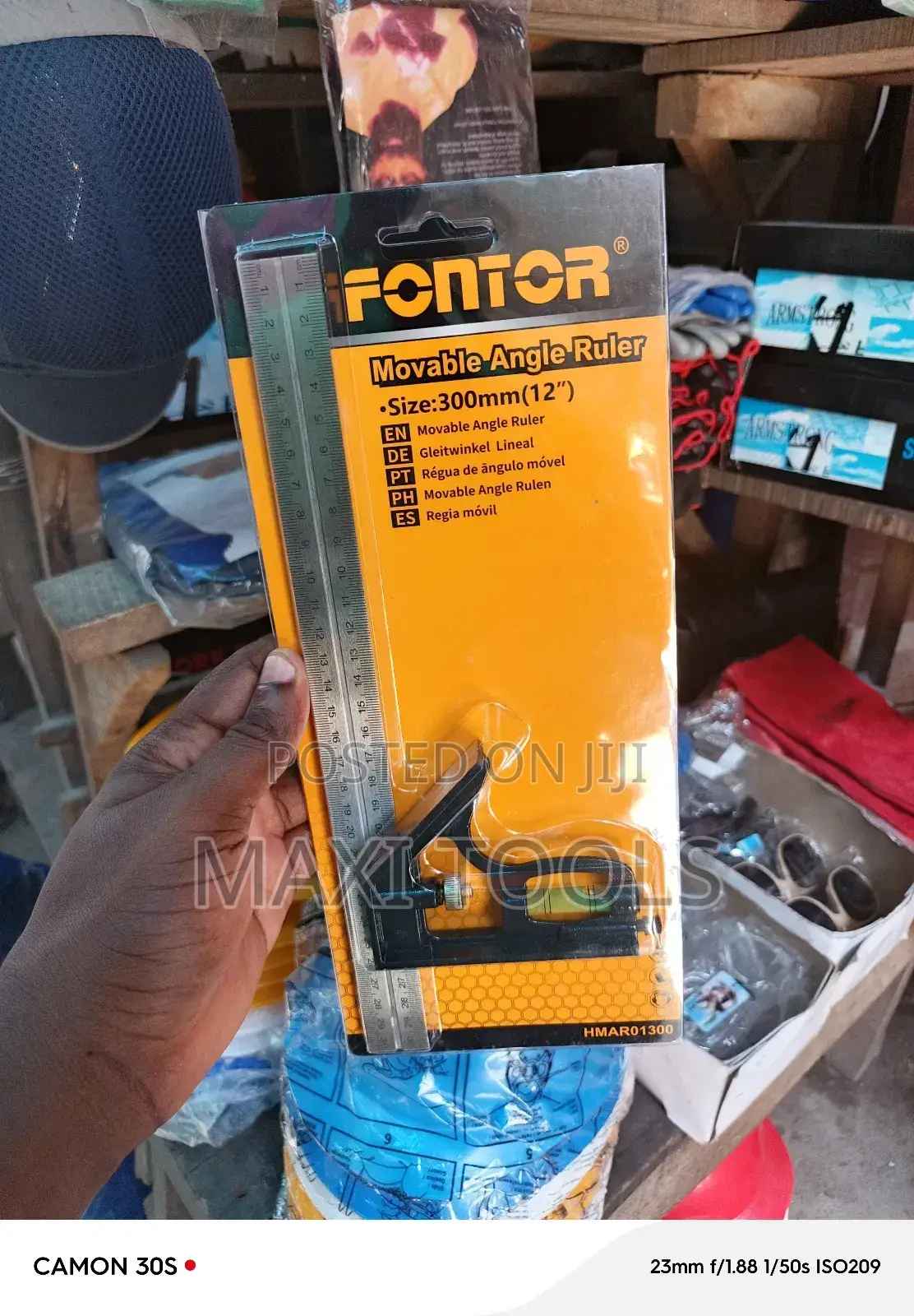 Movable Angle Ruler 300mm