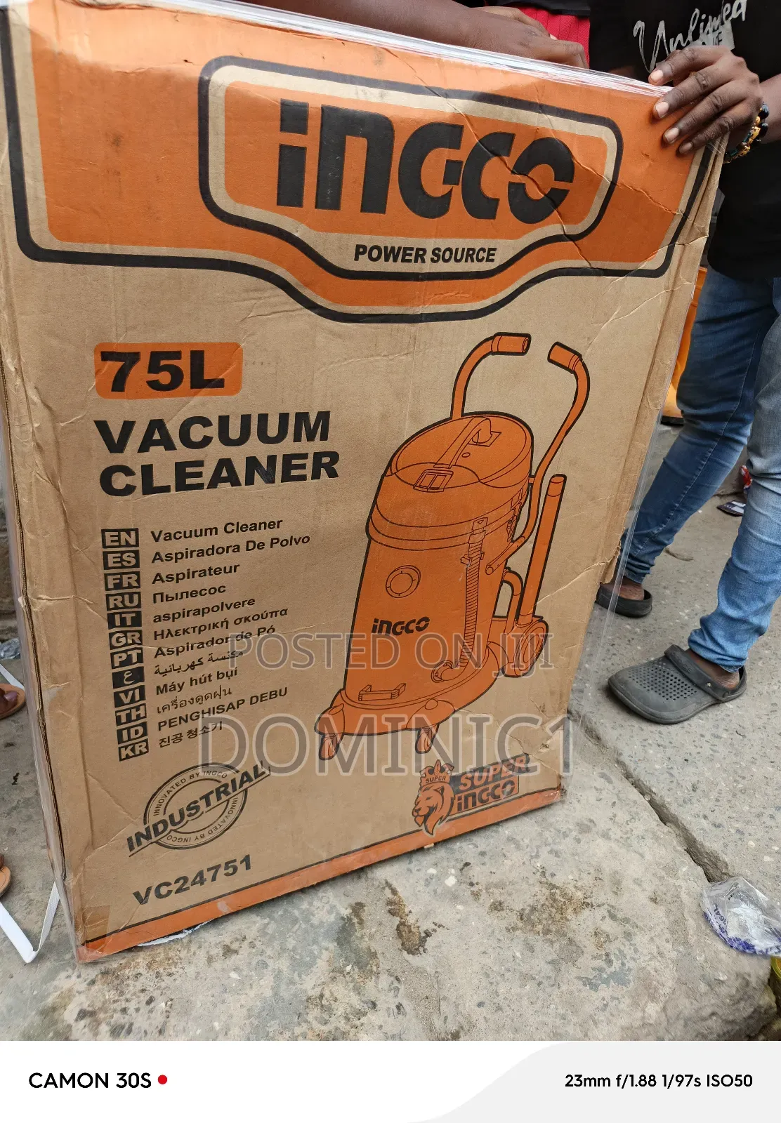 Ingco Vacuum Cleaner 75 Liters