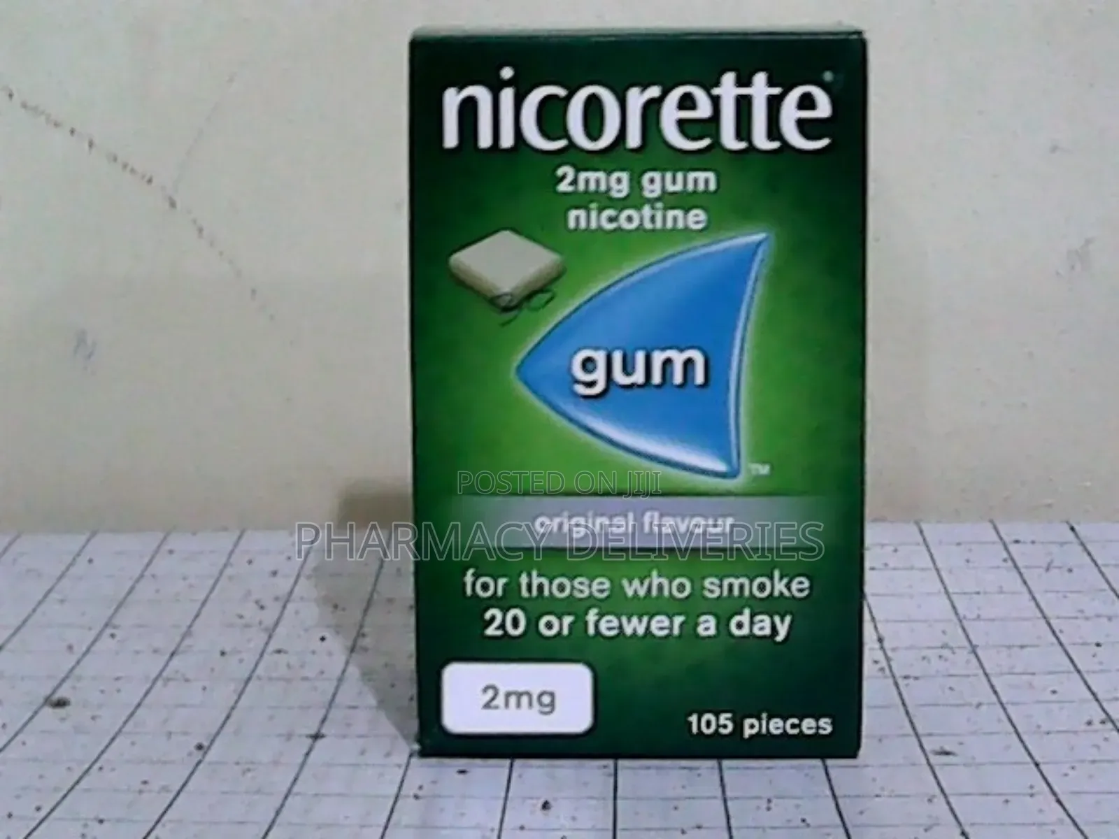 Nicotine Gum Helps You Quit Smoking. Stops It's Carving