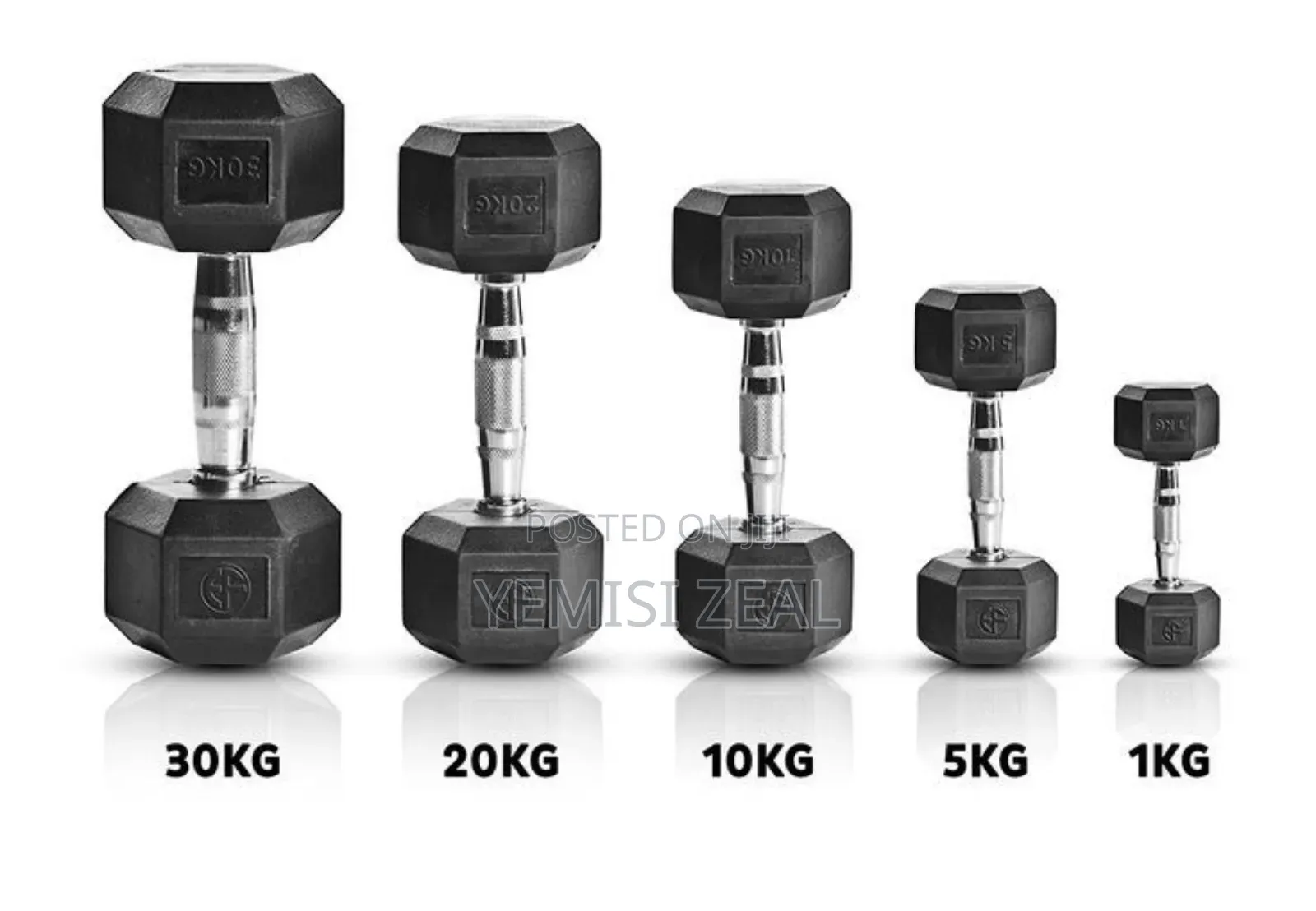 Per Kg of Hexagon Dumbbells