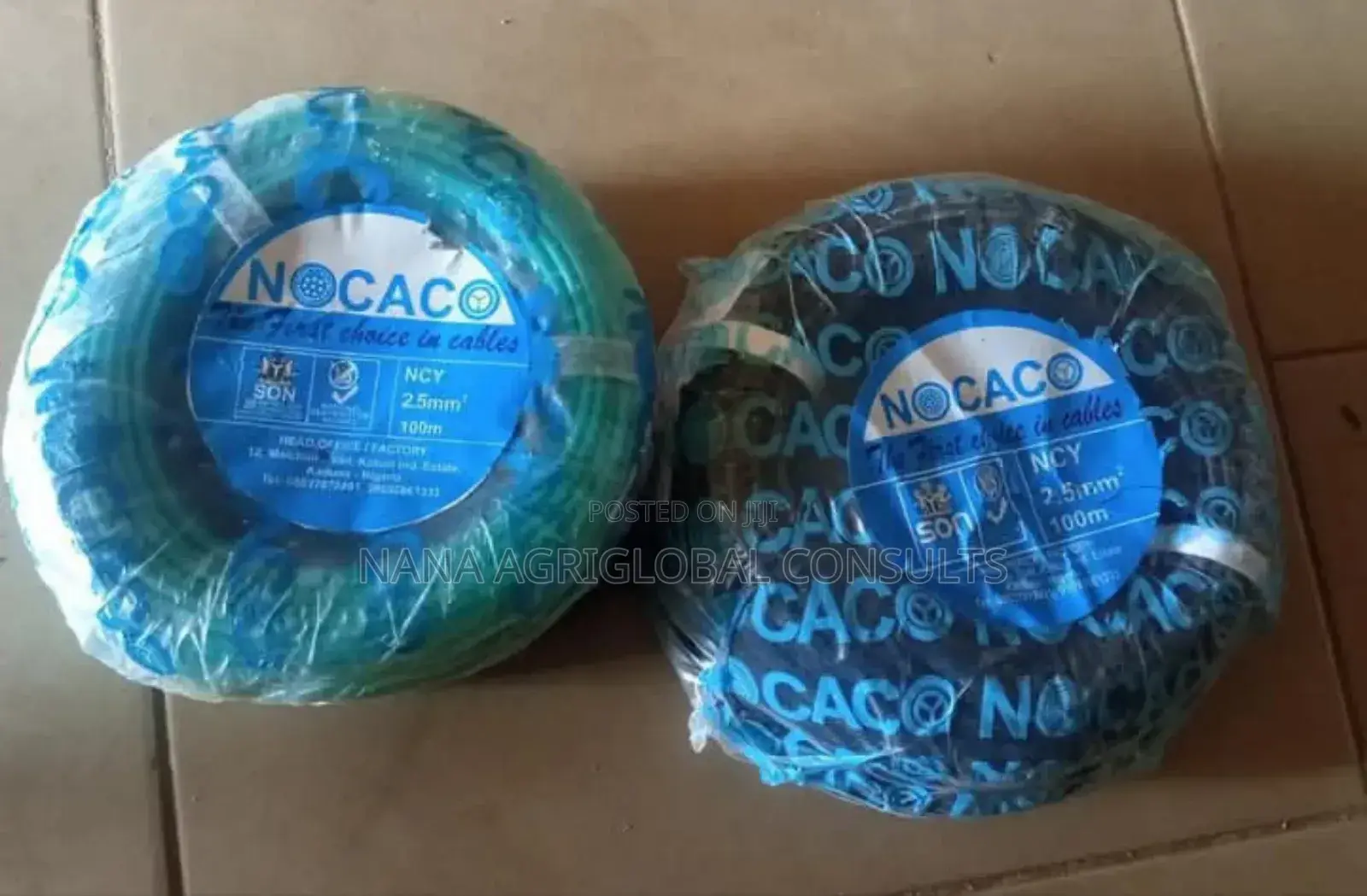 Nocaco Cable 1mm Single Twin Flat