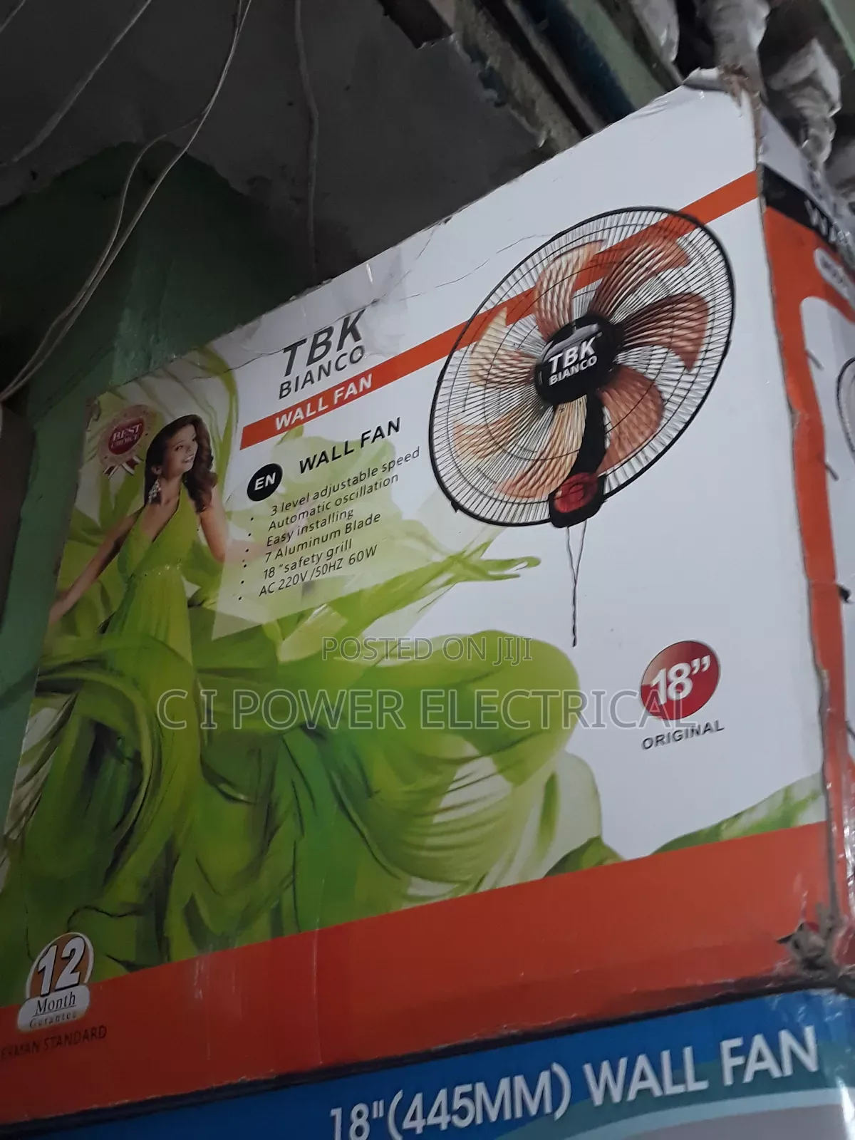 TBK Electric Standing Fan