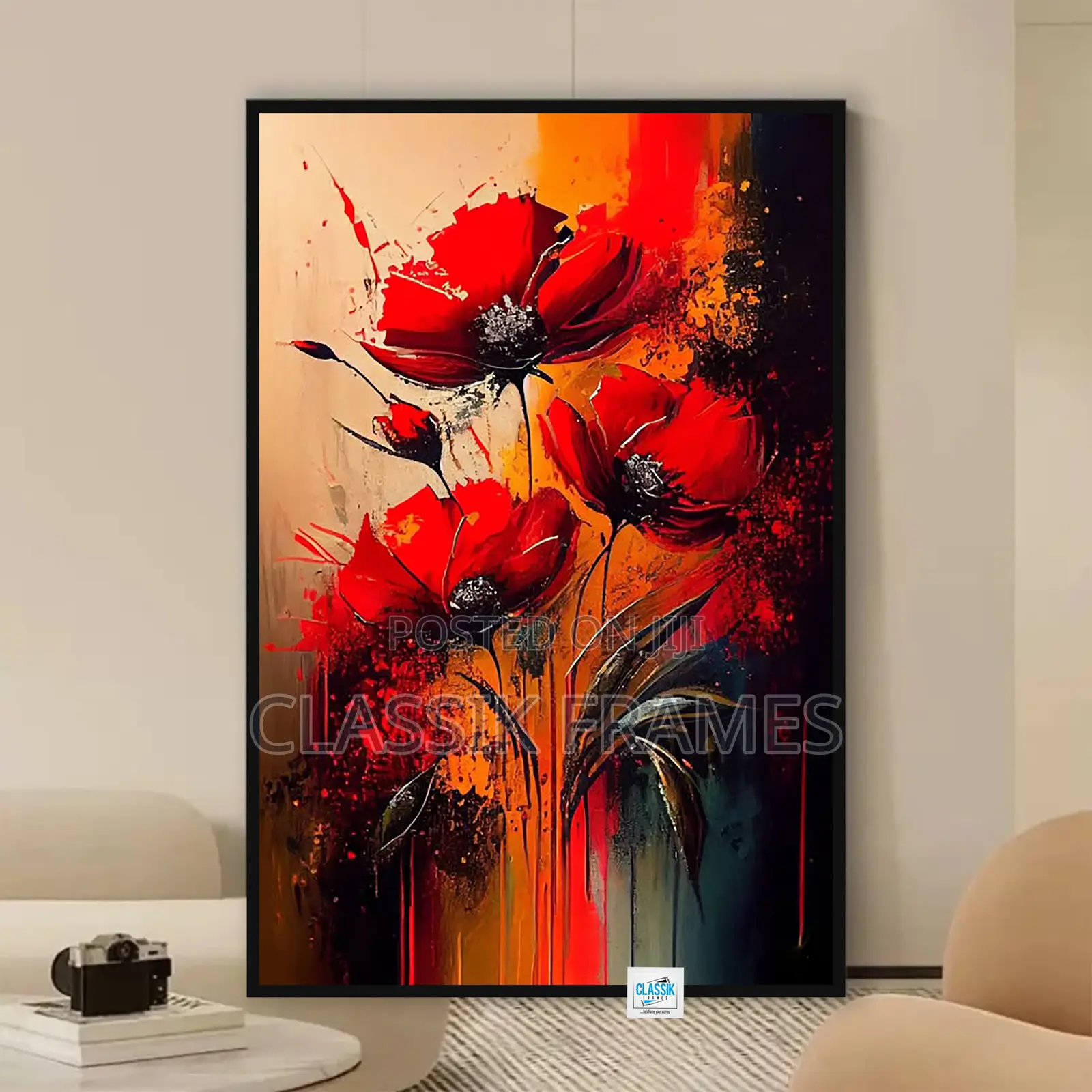 Hd Framed Artistic Craft Modern Digi Painting Wallart