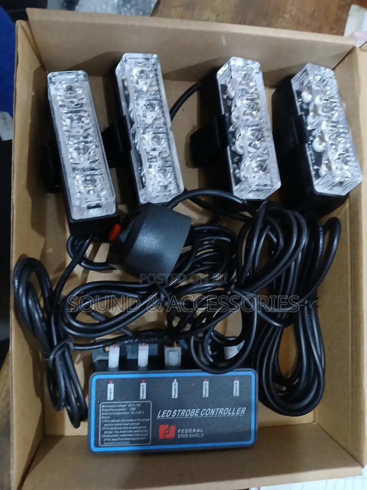 Front Grille Flasher Led Caution Strobe 12v (Police Light)