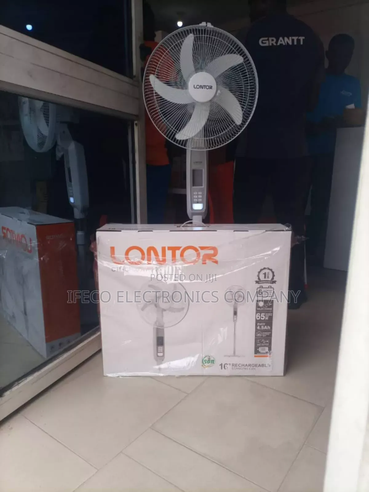 18 Inches Lontor Rechargeable Fan