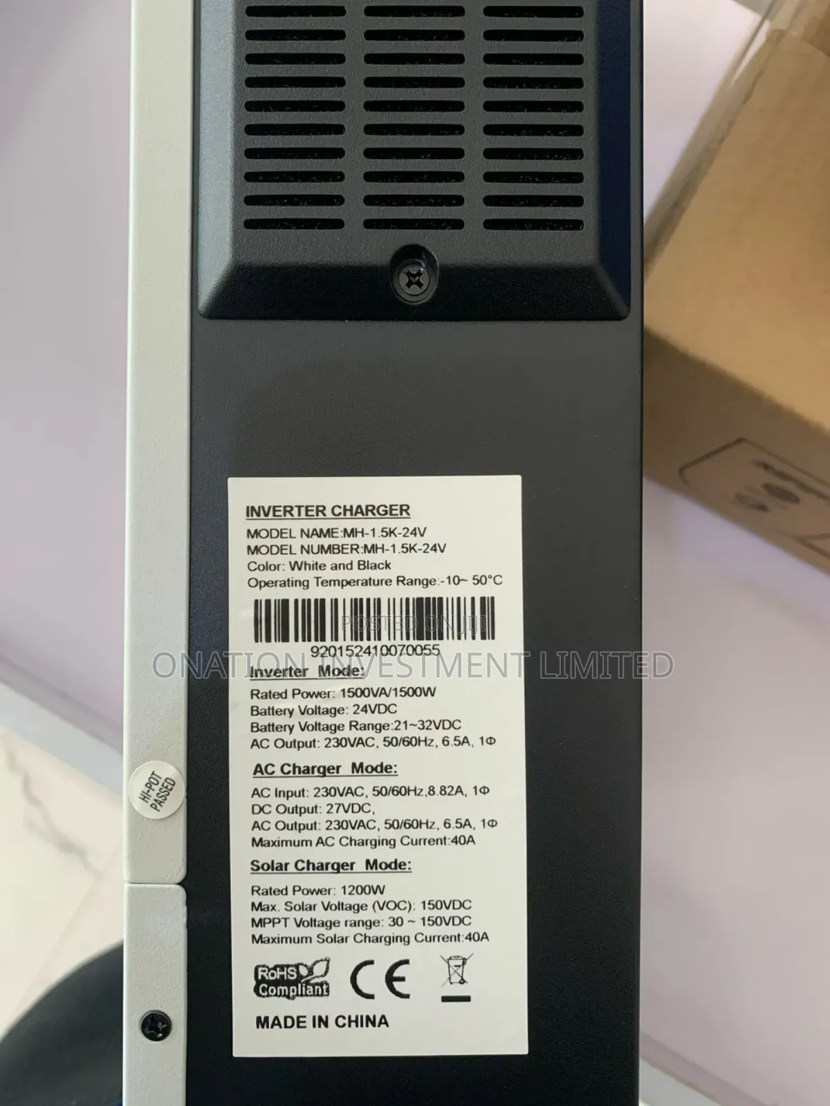 1.5kva 24v MSN Solar Hybrid Inverter