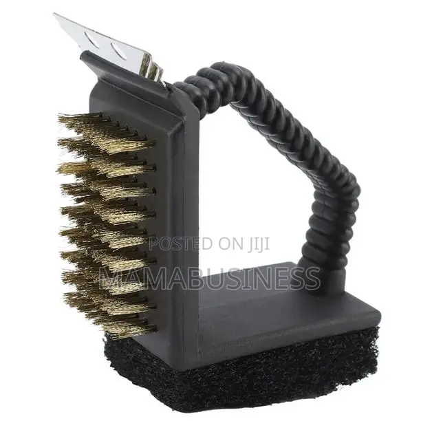 3 in 1 Barbed Wire Barbeque Brush Cleaner