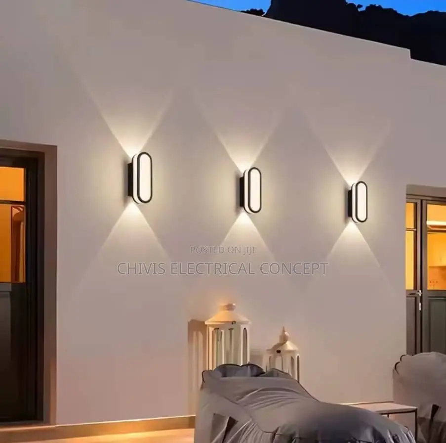 Modern Minimalist Waterproof Outdoor Wall Lights for Garden