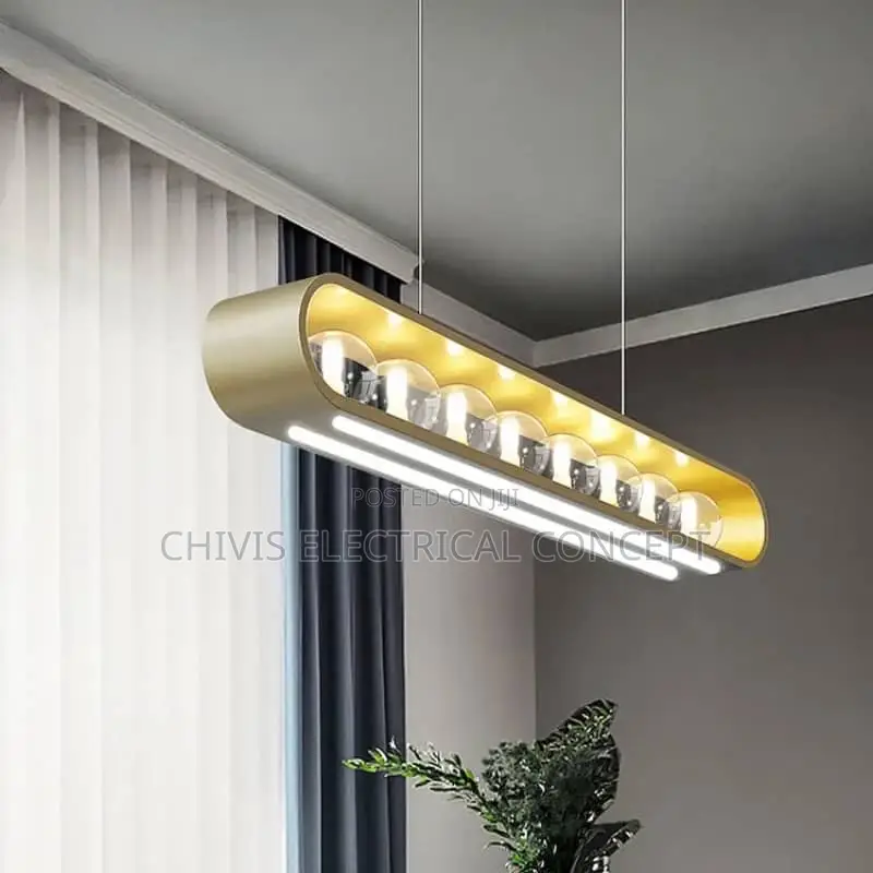 Modern Led Pendant Lights Gold White Chandelier Indoor