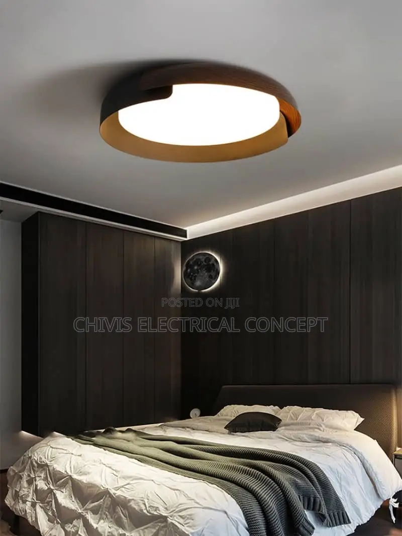 Nordic Grain Led Ceiling Lights for Living