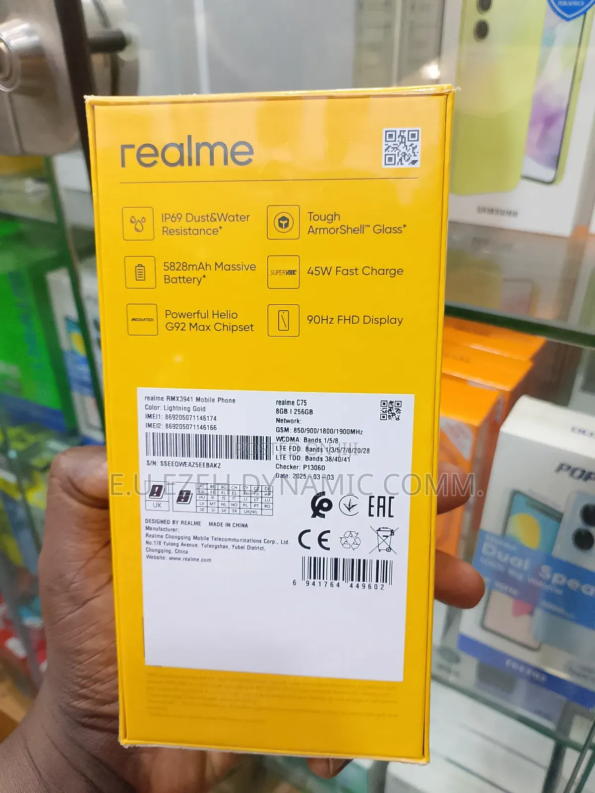 New Realme C75 256 GB Black