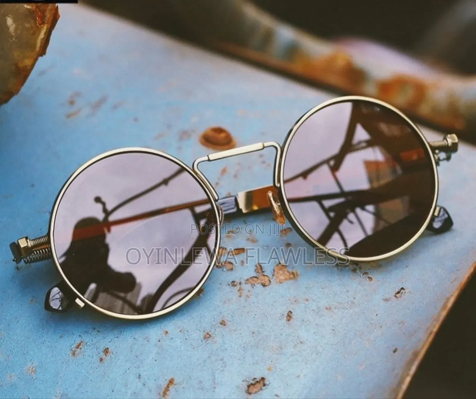 Quantum Polarized Uv400 Healing Steam Punk Retro Glasses