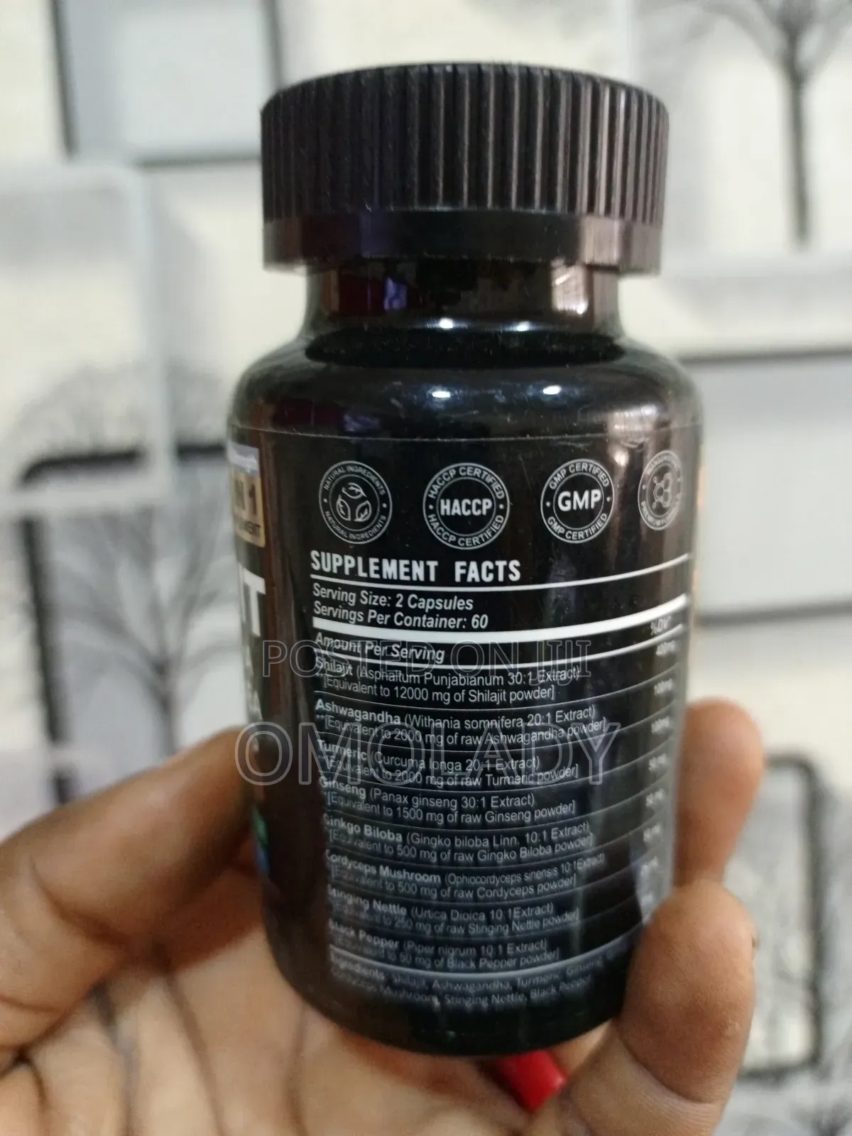 Winstown Shilajit Panax Ginseng Ashwagandha - 60 Capsules
