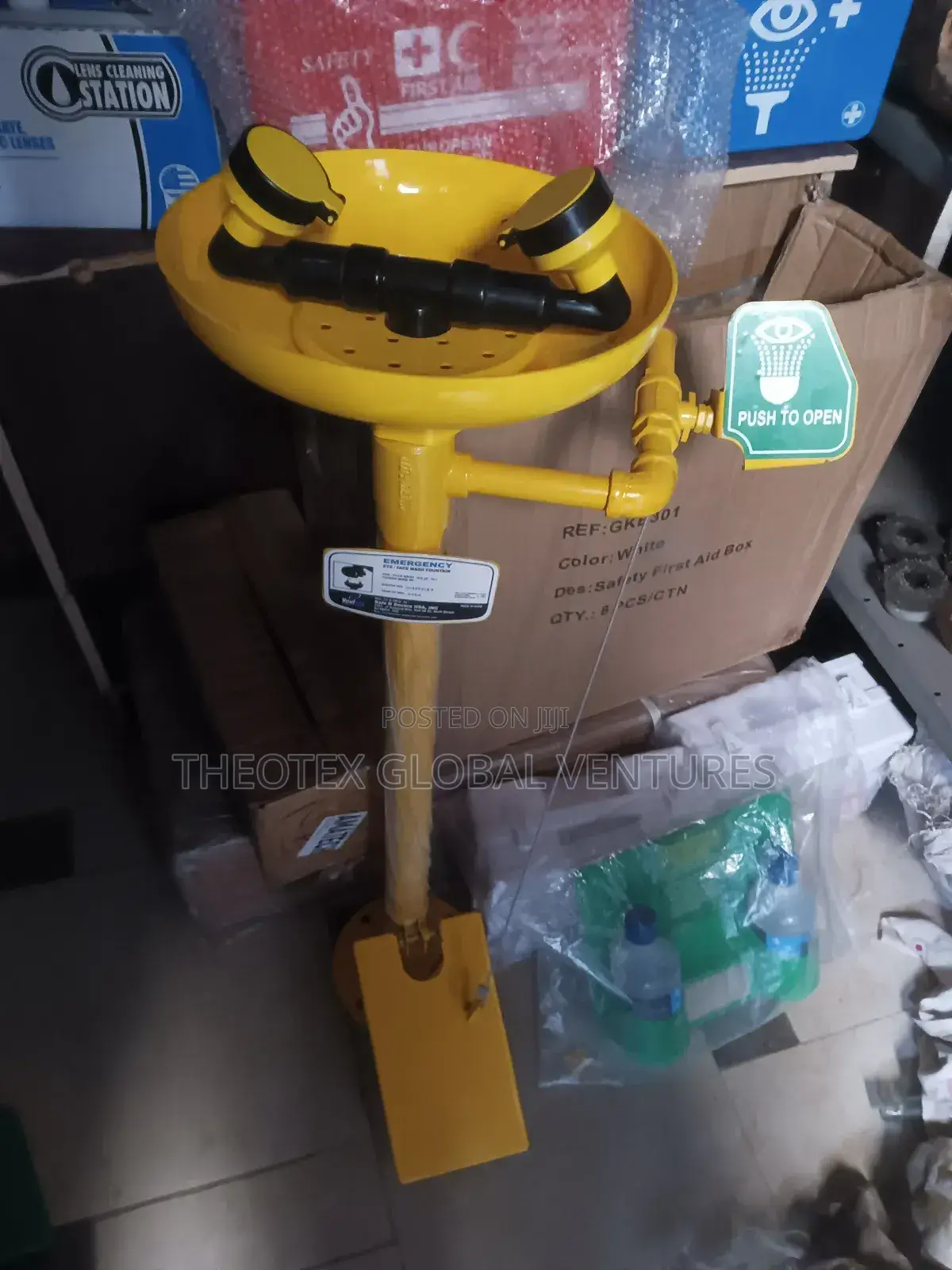 Emergency Eye Wash Station Standing