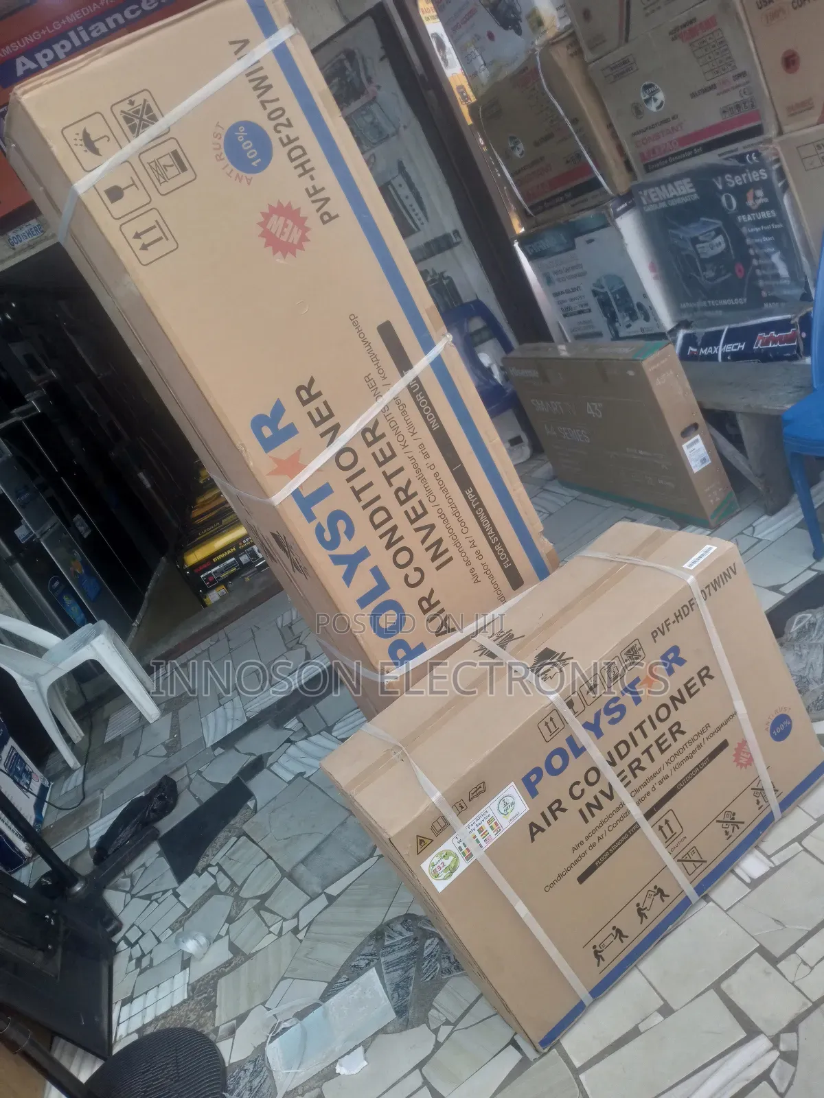 Polyester 2hp Inverter Standing Unit Ac