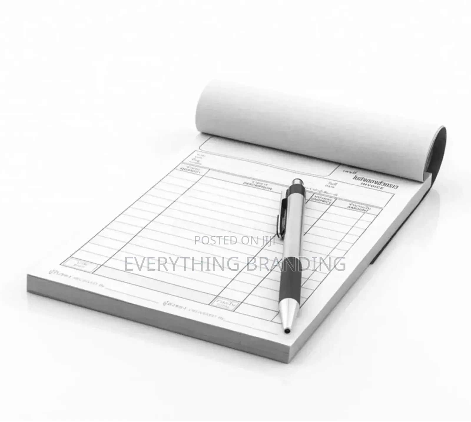 Online Store Delivery Note Book Printing A4 Duplicate Copies