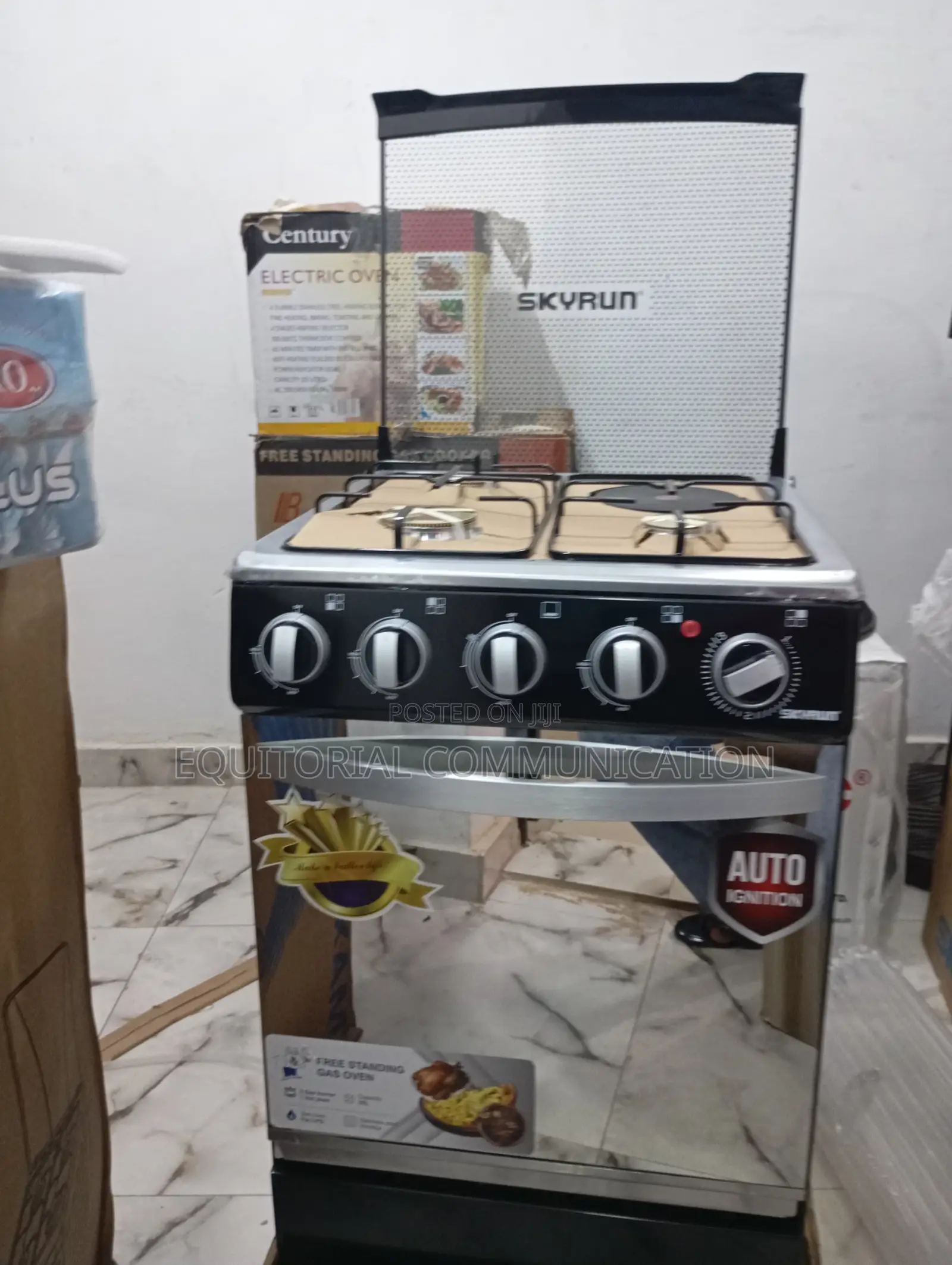 Skyrun 3+1 Heat Haven Gas Cooker GCS-3g1e/X