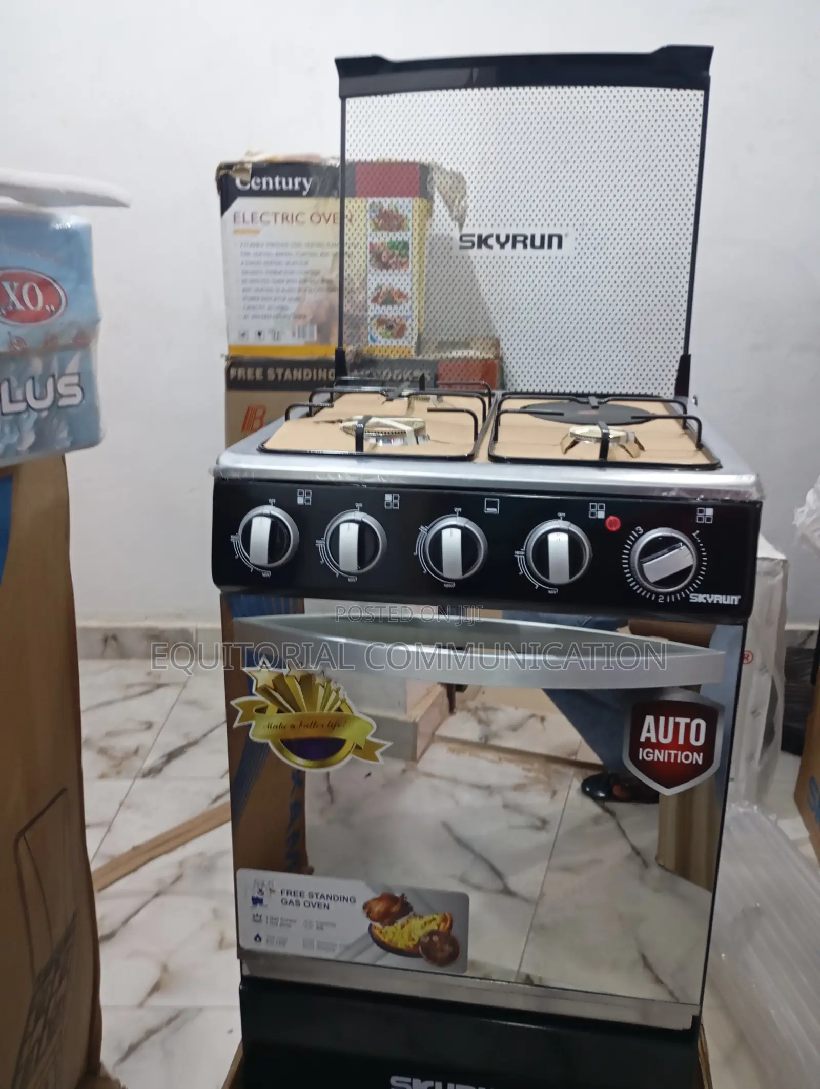 Skyrun 3+1 Heat Haven Gas Cooker GCS-3g1e/X