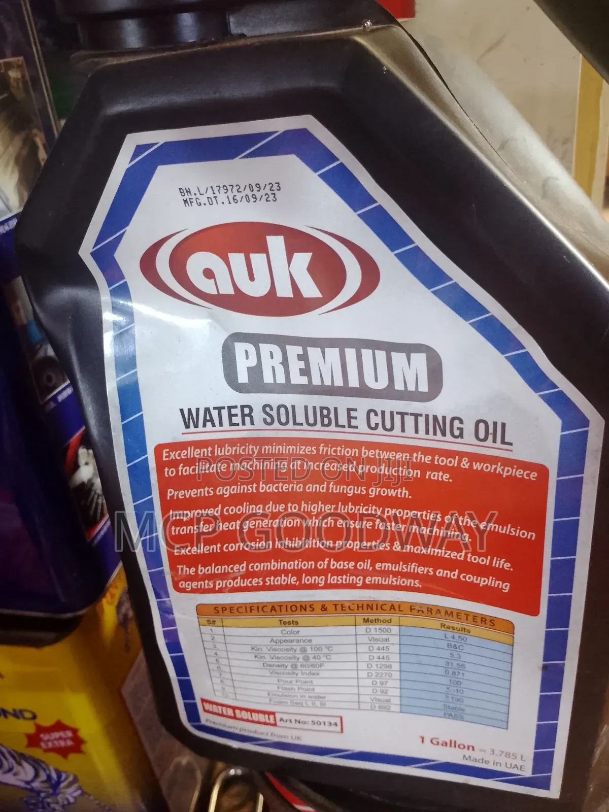 Water Soluble Cutting Oil