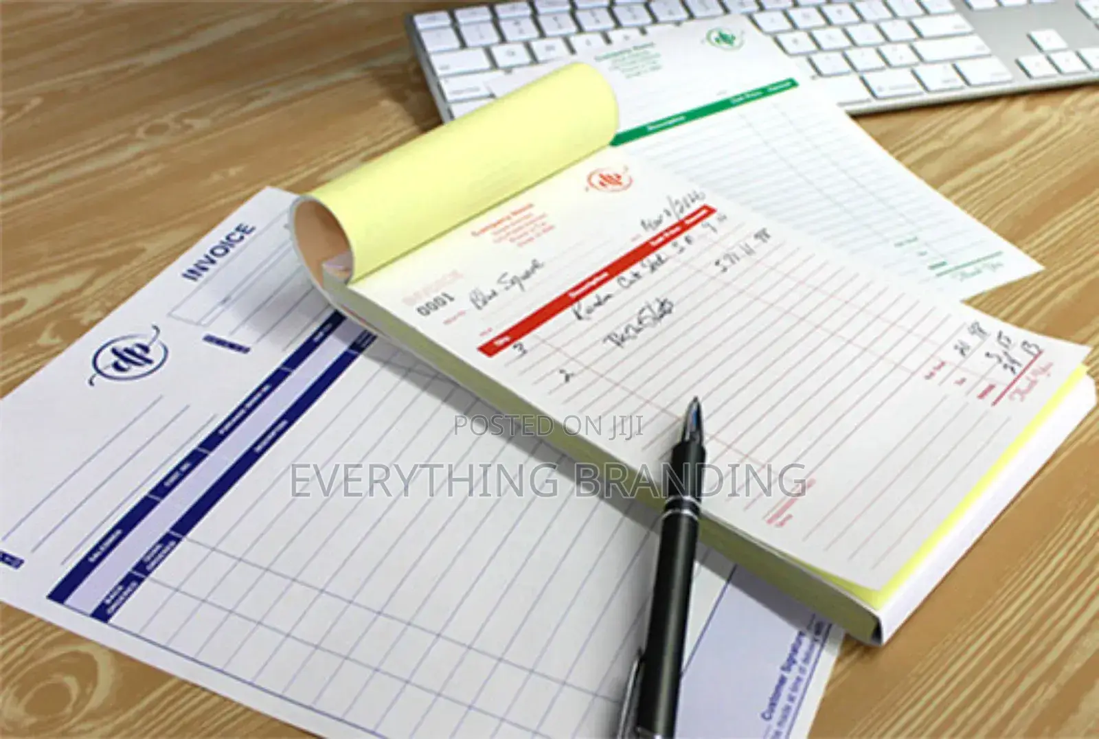 School Fees Institution Receipt Book Printing A5 NCR 5 Copies