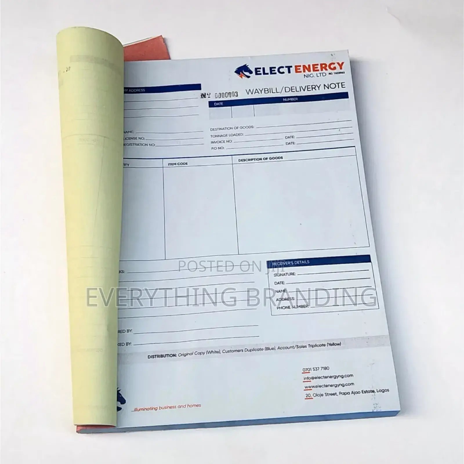 Invoice Printing for Training