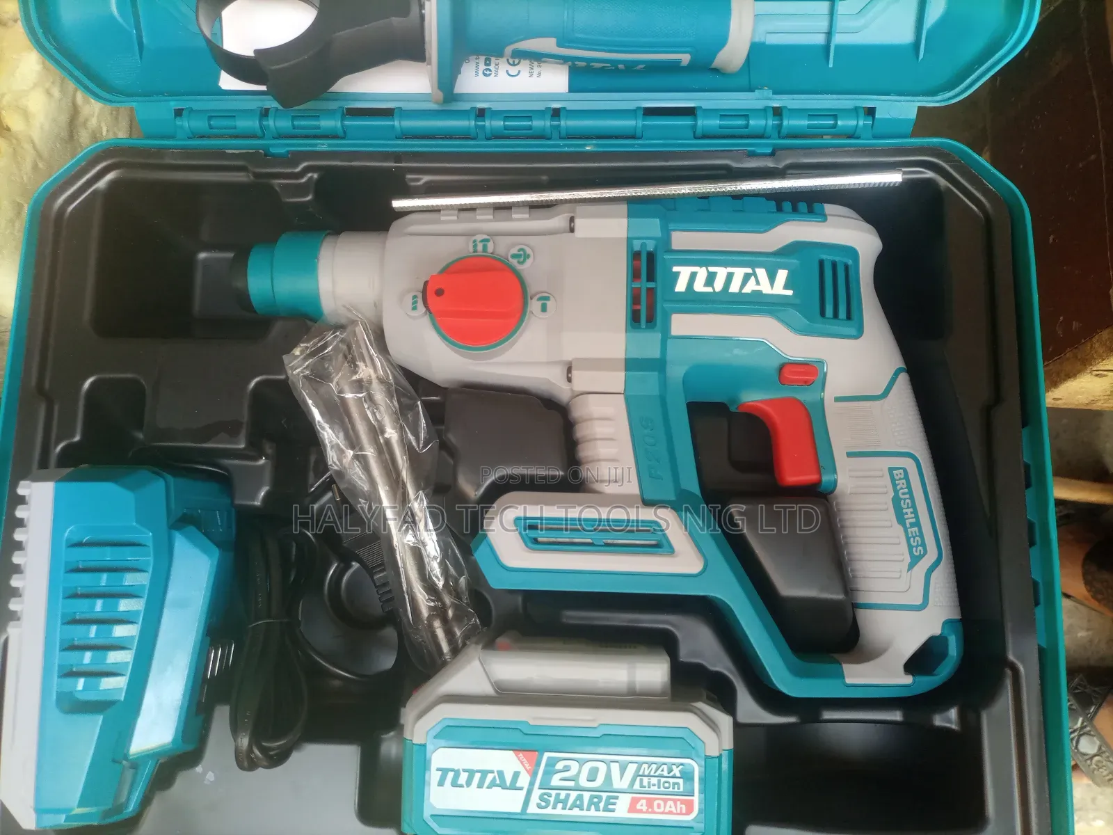 20v Industrial Lithium- Ion Cordles Battery Rotary Hammer