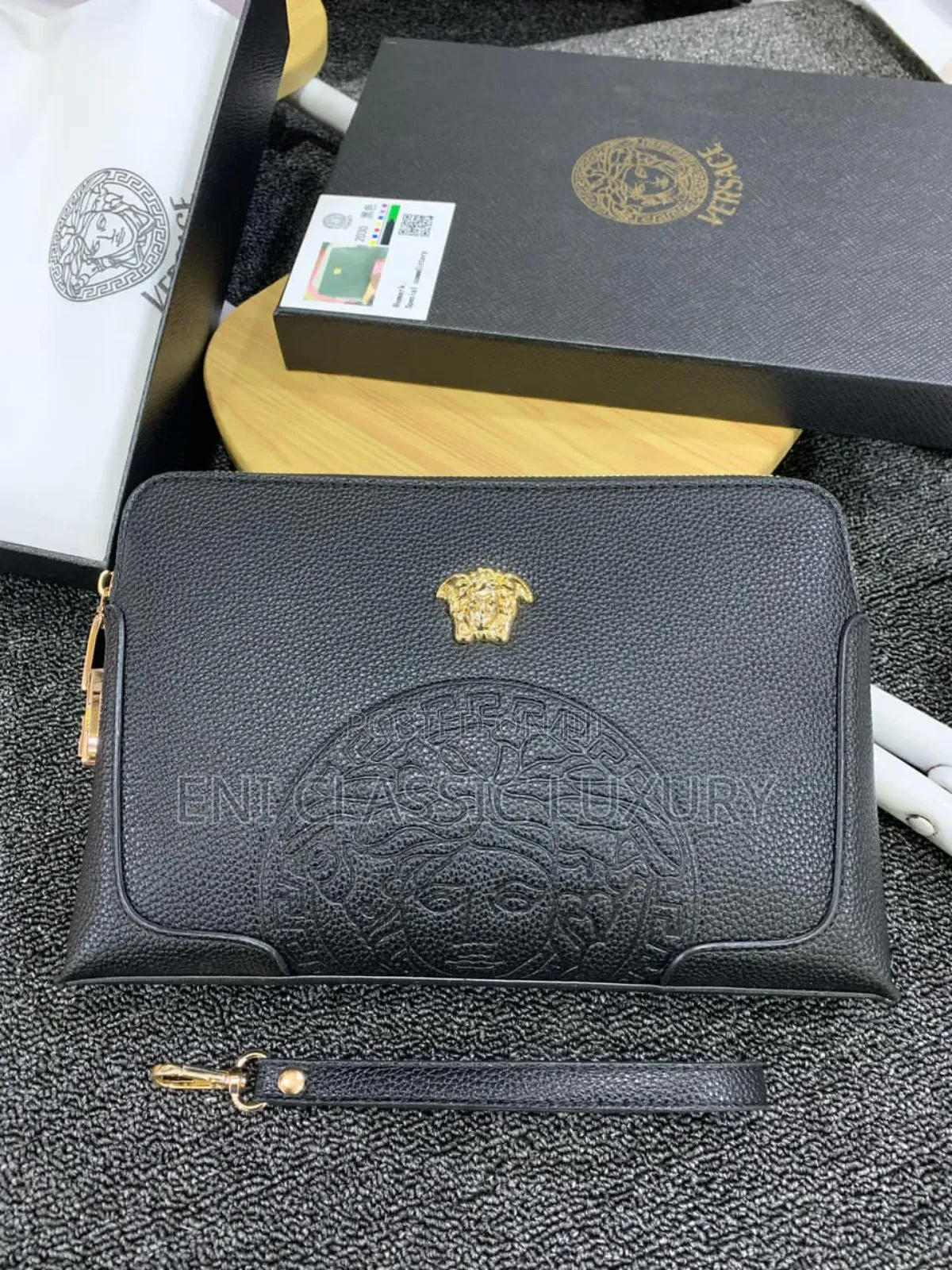 Top Quality Luxury Men's Bags Ferragamo Well Branded Package