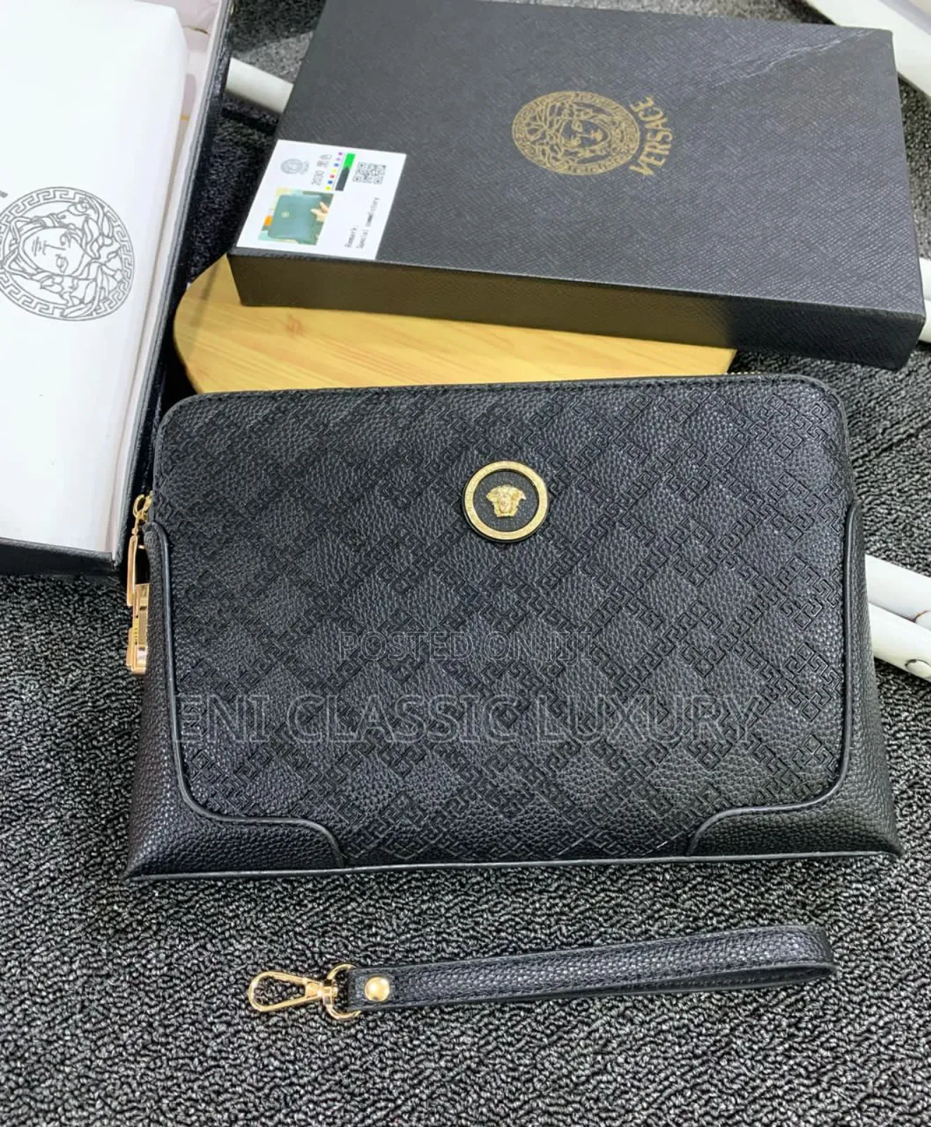 Top Quality Luxury Men's Bags Ferragamo Well Branded Package