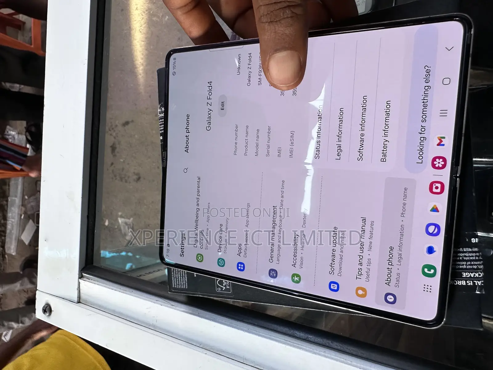 Samsung Galaxy Z Fold4 256 GB Gold