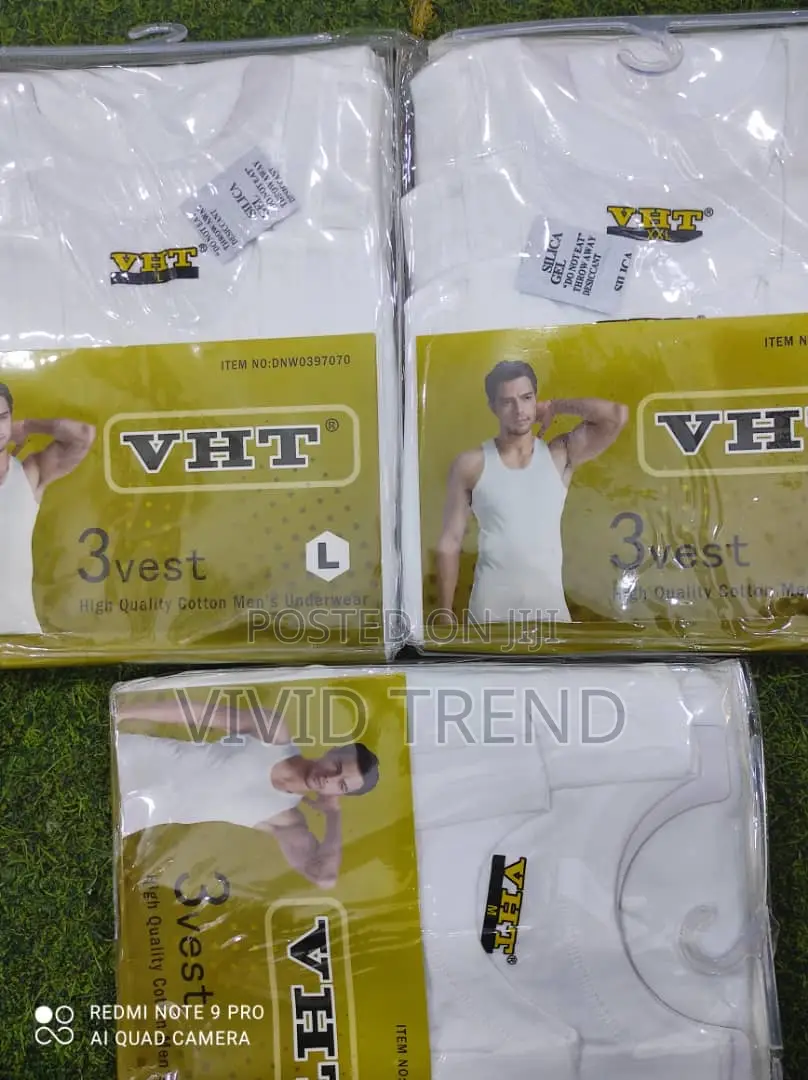 3in1 White Singlet