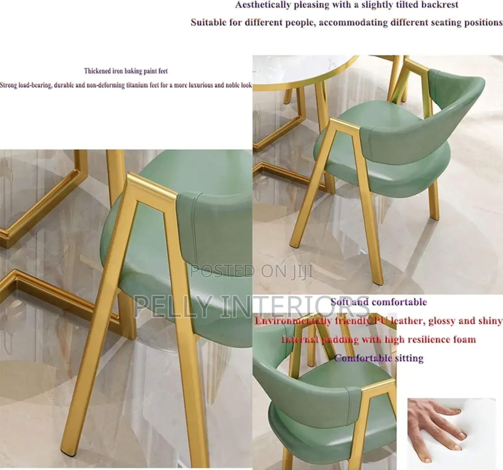 Round Dinning Set With 4 Chairs
