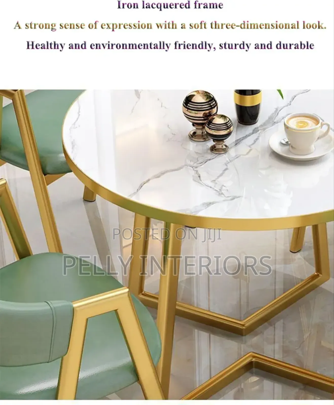 Round Dinning Set With 4 Chairs