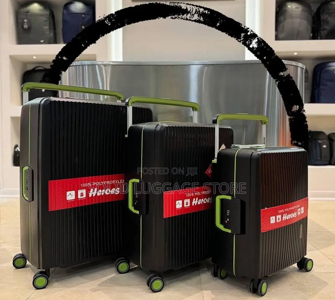 Set Is 3 Wide Pole Luggage Boxes