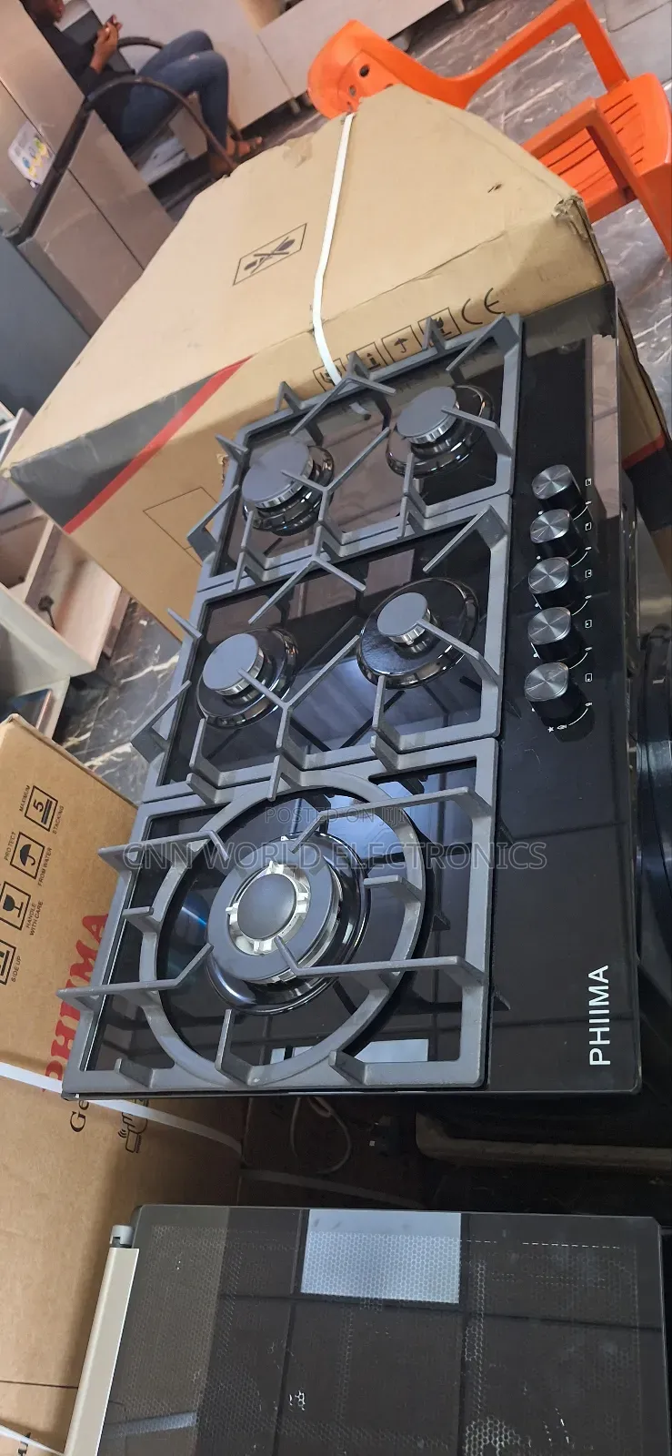 High Quality Phima 90cm Cabinet Gas Automatic 5 Burners