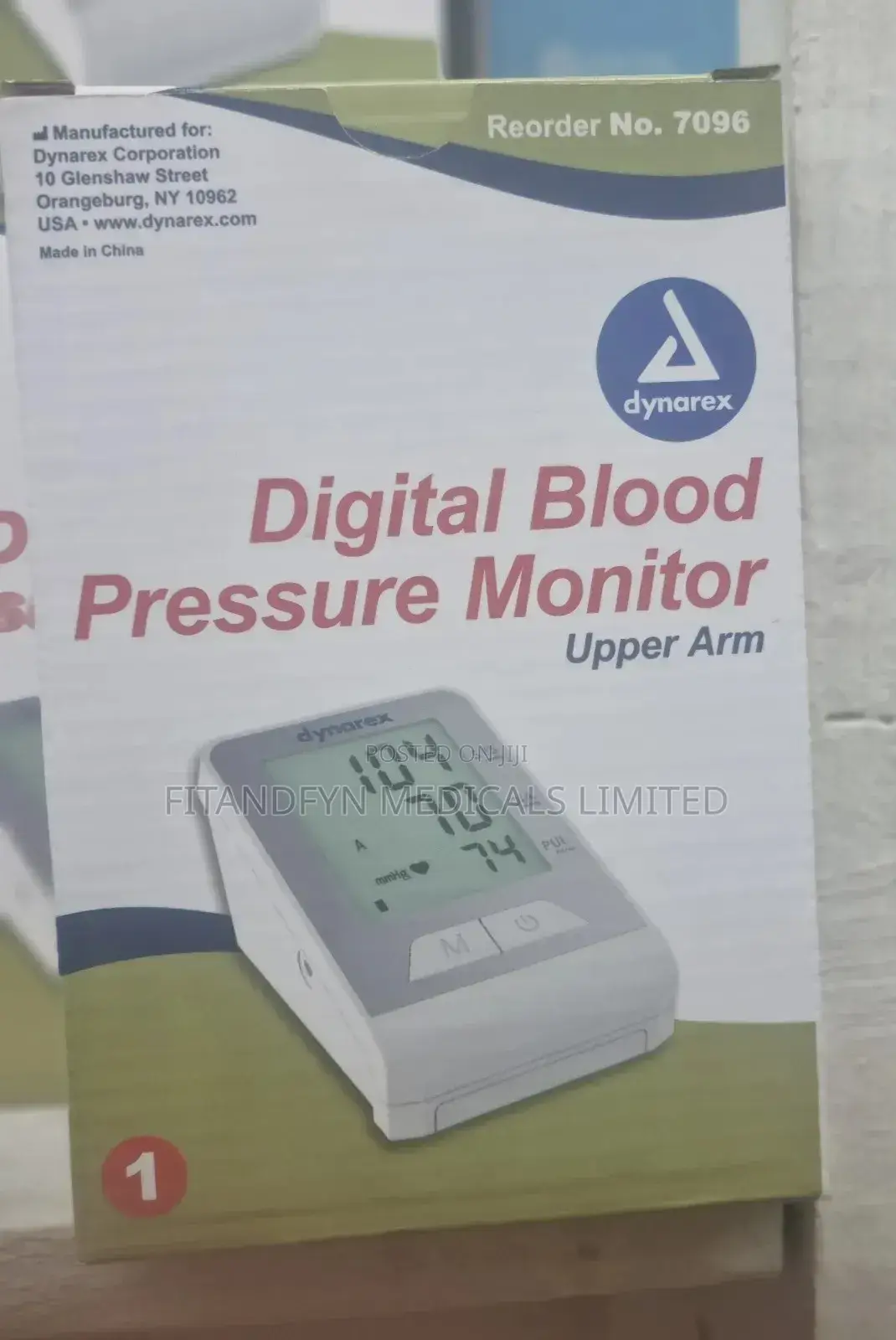 Digital Blood Pressure Monitor Dynarex