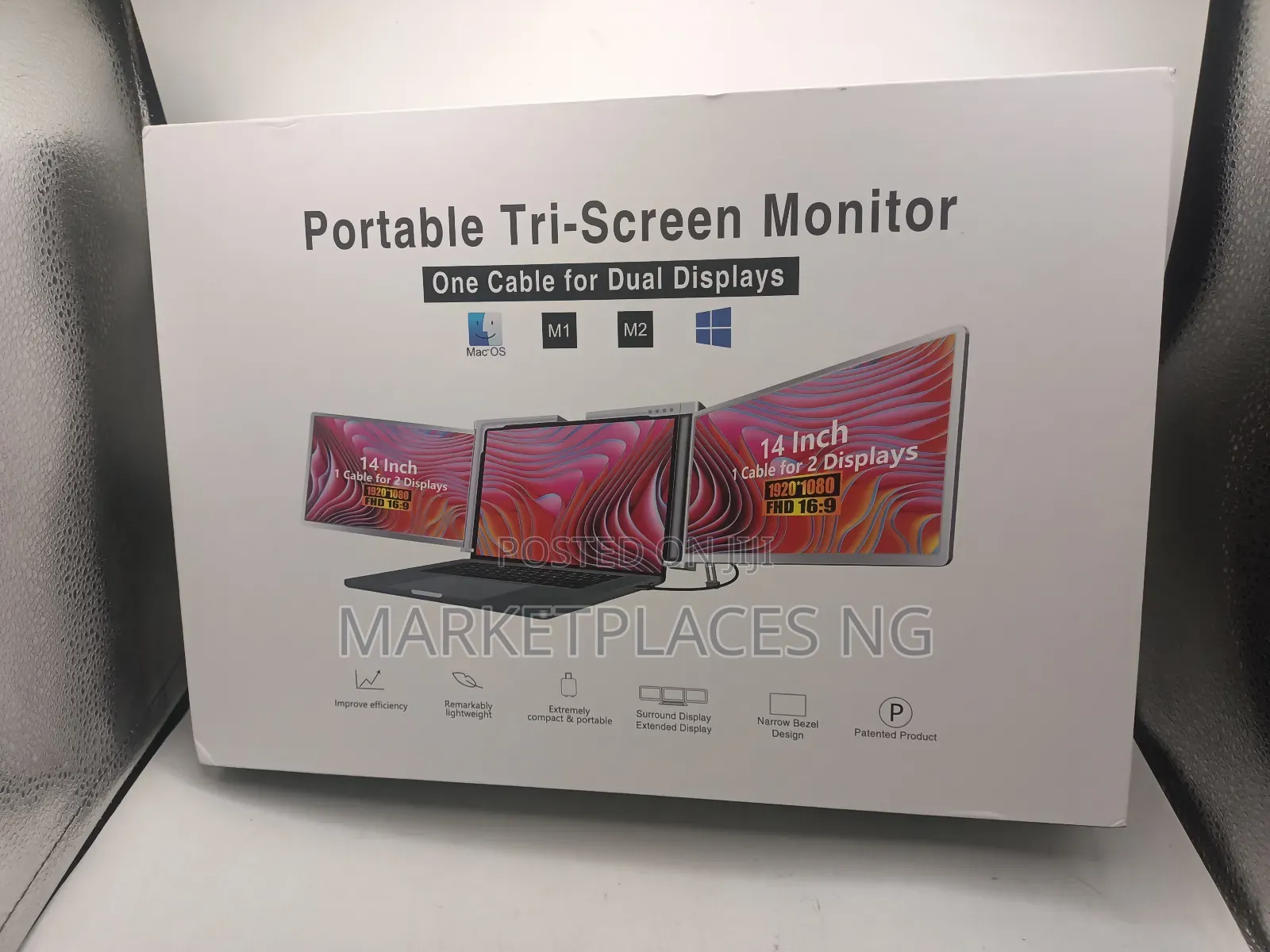 Triple Screen Portable Monitor