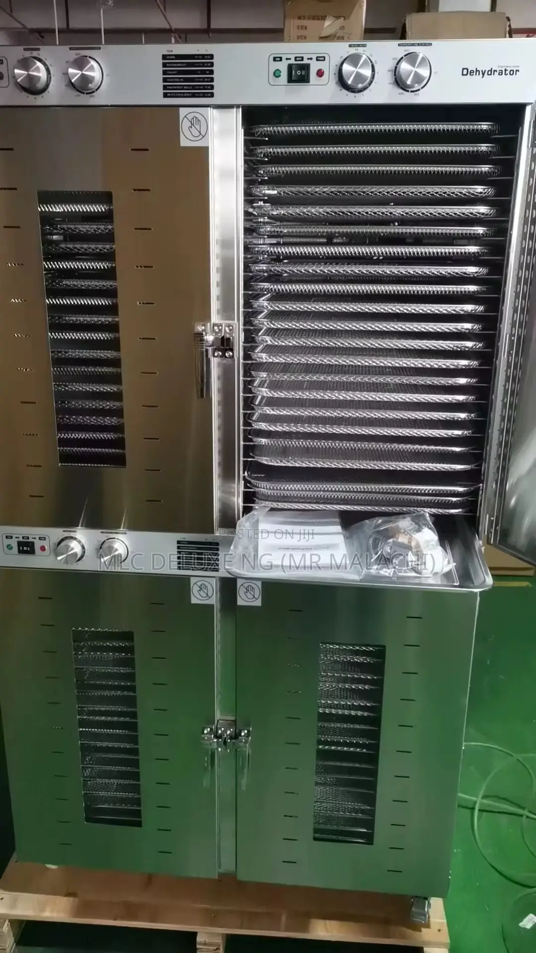 4 Doors Industrial Food Drying Oven/88 Trays Food Dehydrator