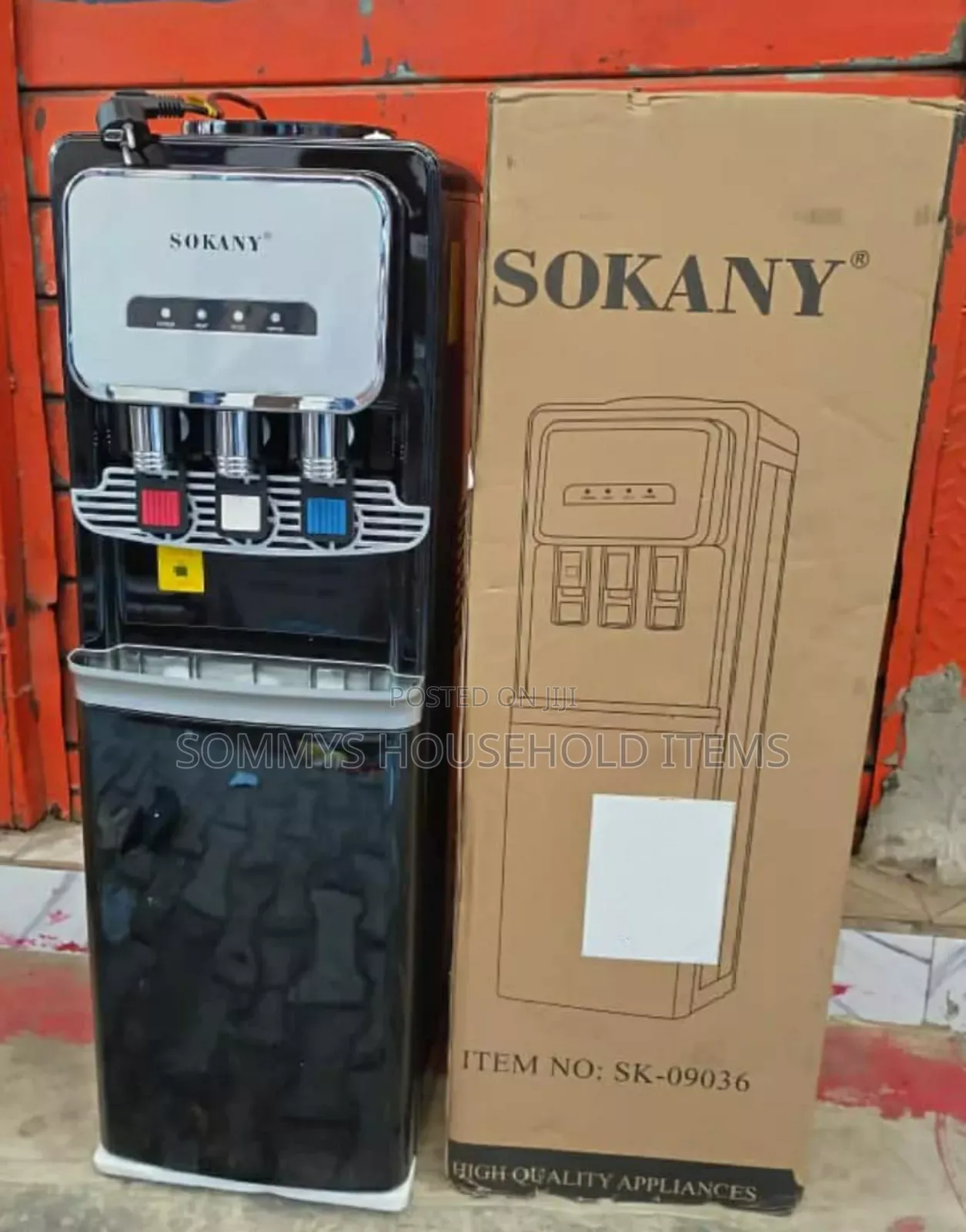 Electric Water Dispenser With Storage (Top Loader Type)