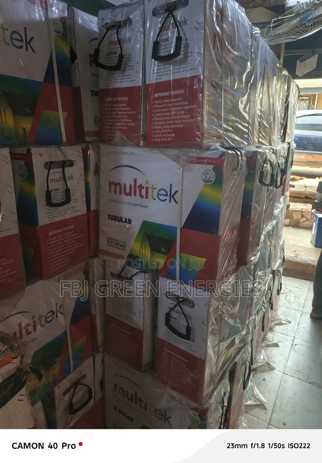 220ah Multitek Tubular Battery