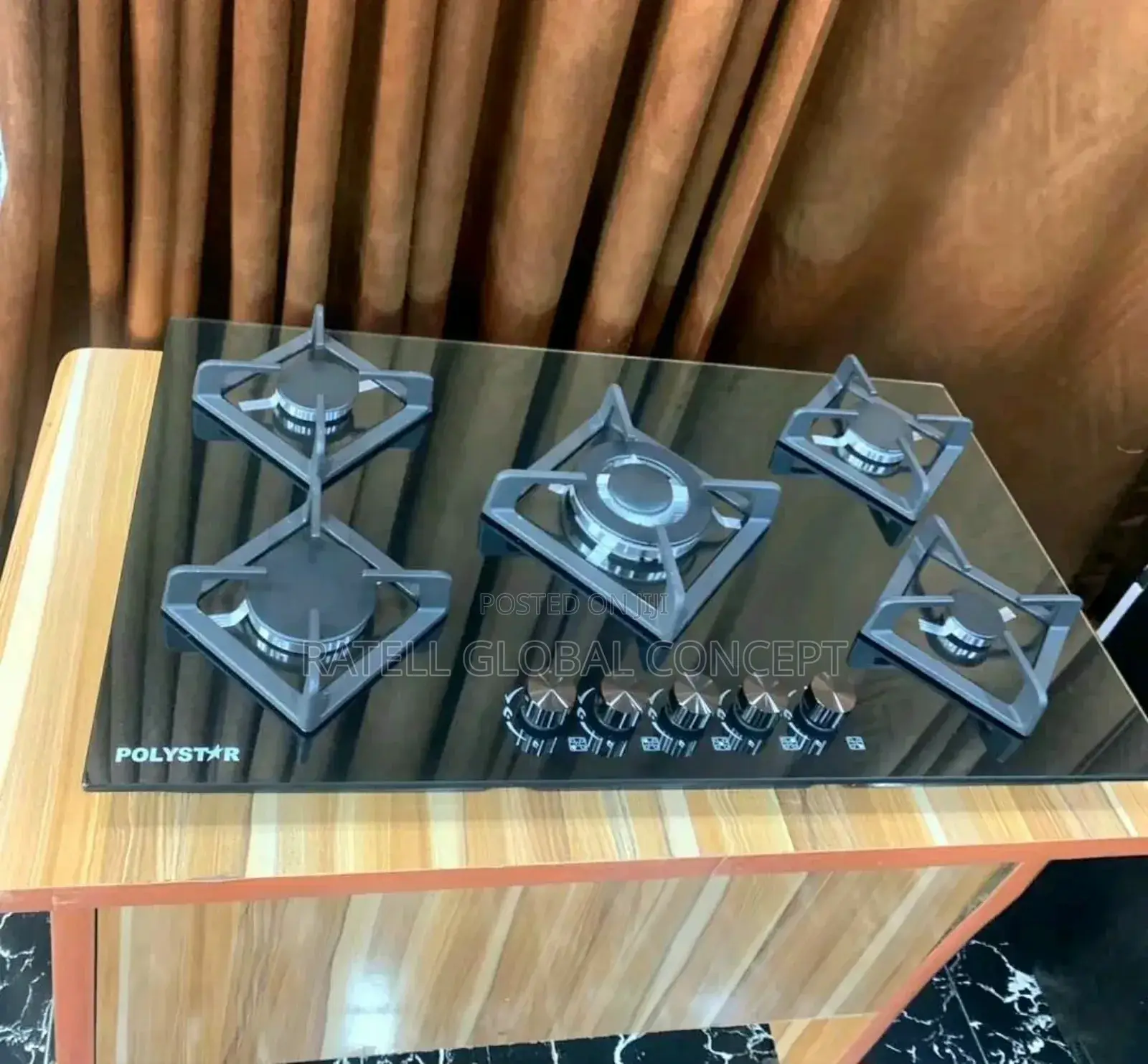 5 Burner Built-in Gas Cooker