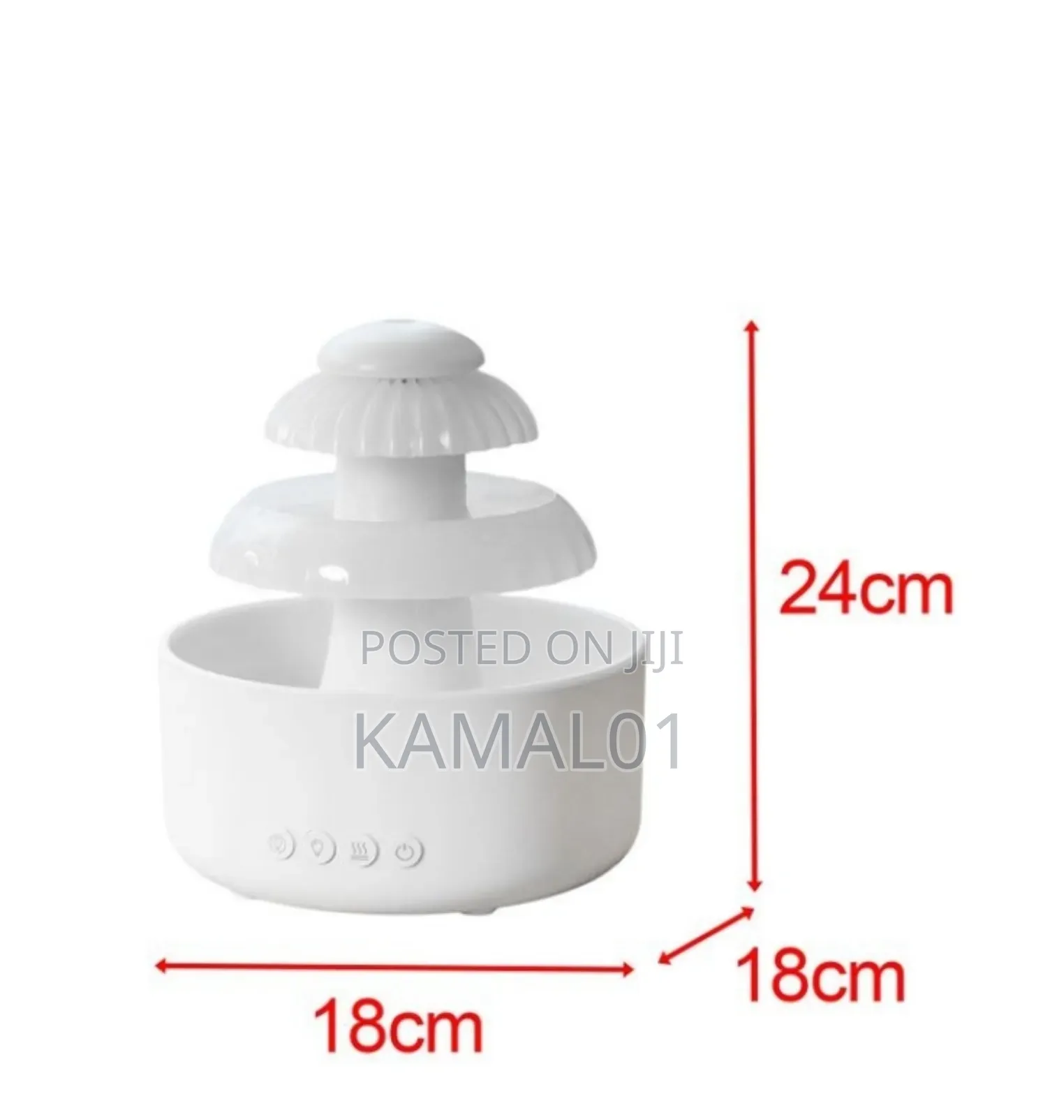 Rain Drop Humidifier Rains Sound 600ml Water Tank